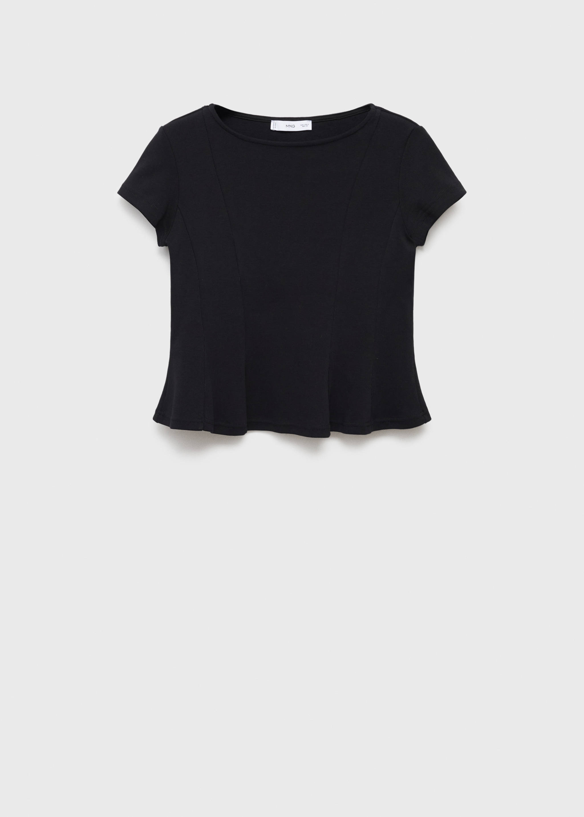 Camiseta algodón evasé - Artículo sin modelo