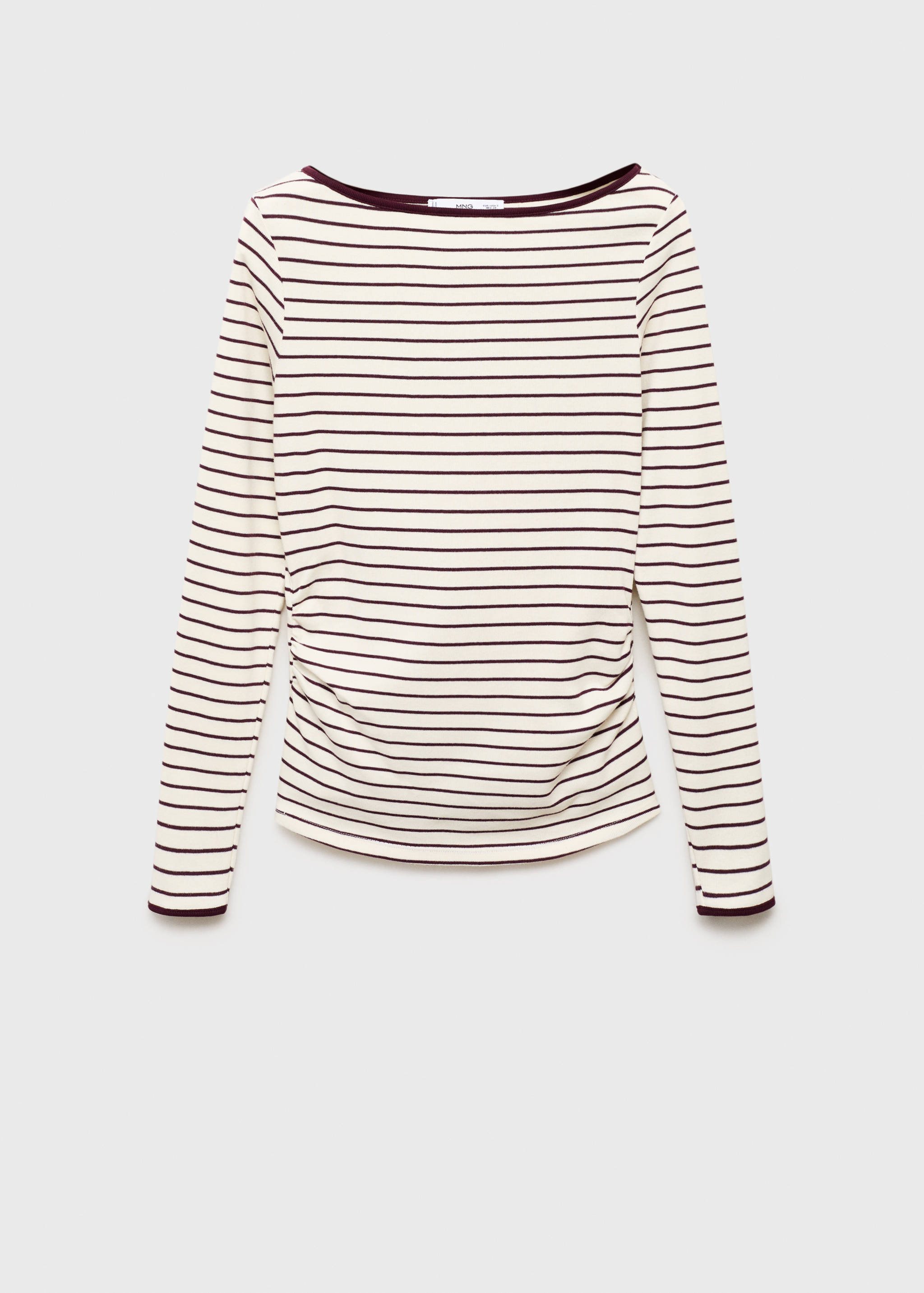 T-shirt coton poignets boutonnés grossesse - Article sans modèle