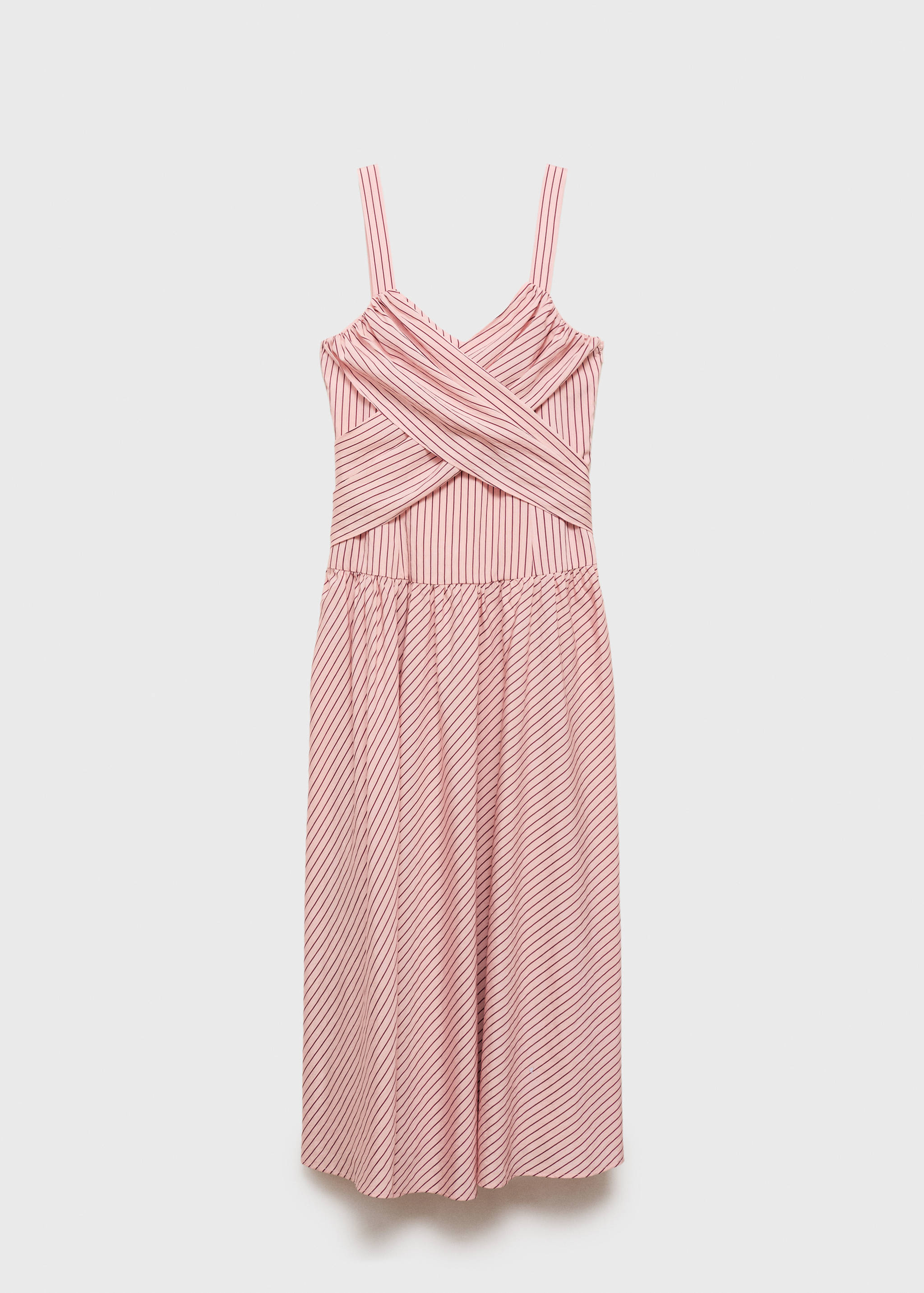 Striped wrap dress - Article without model