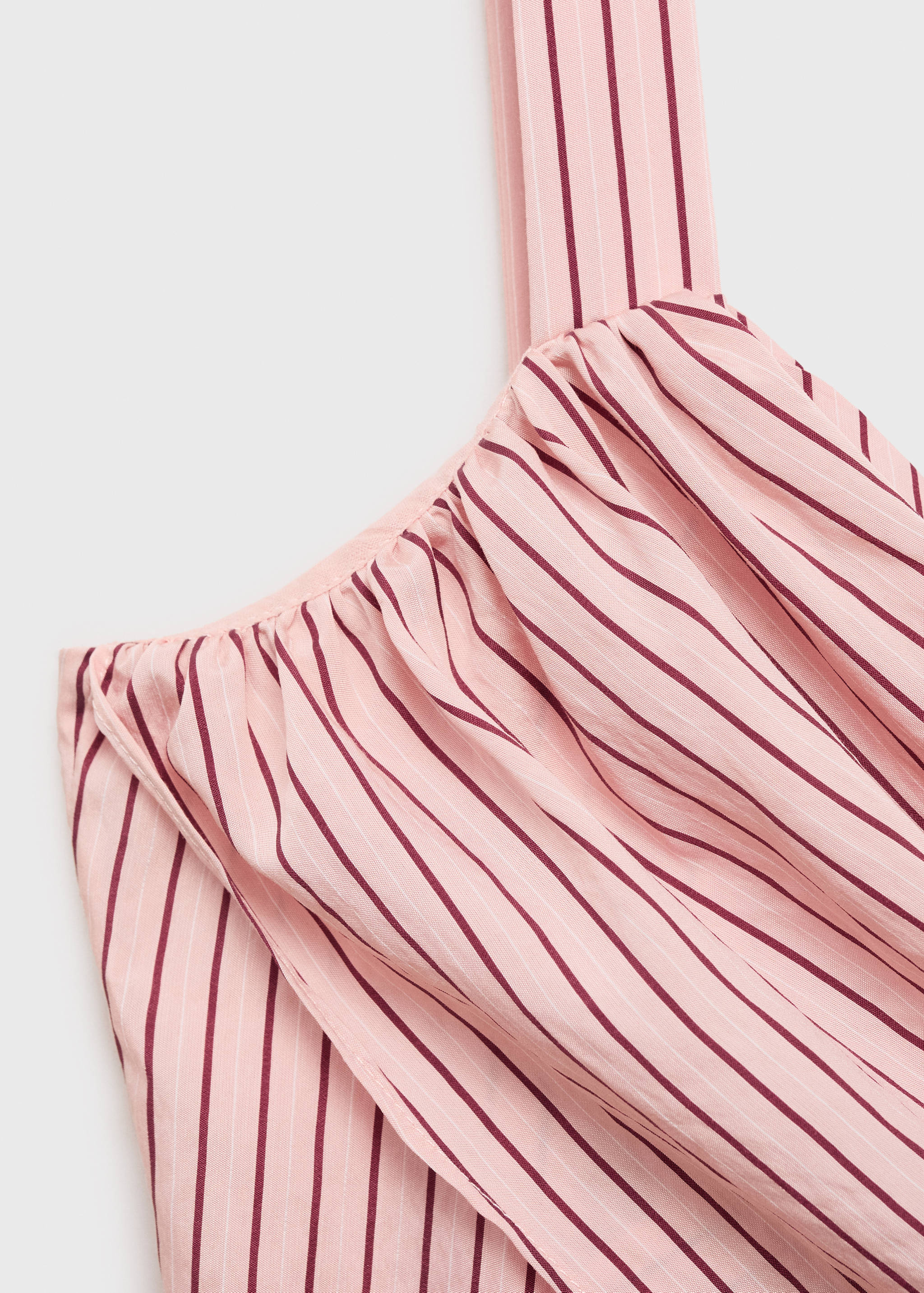 Striped wrap dress - Details of the article 8