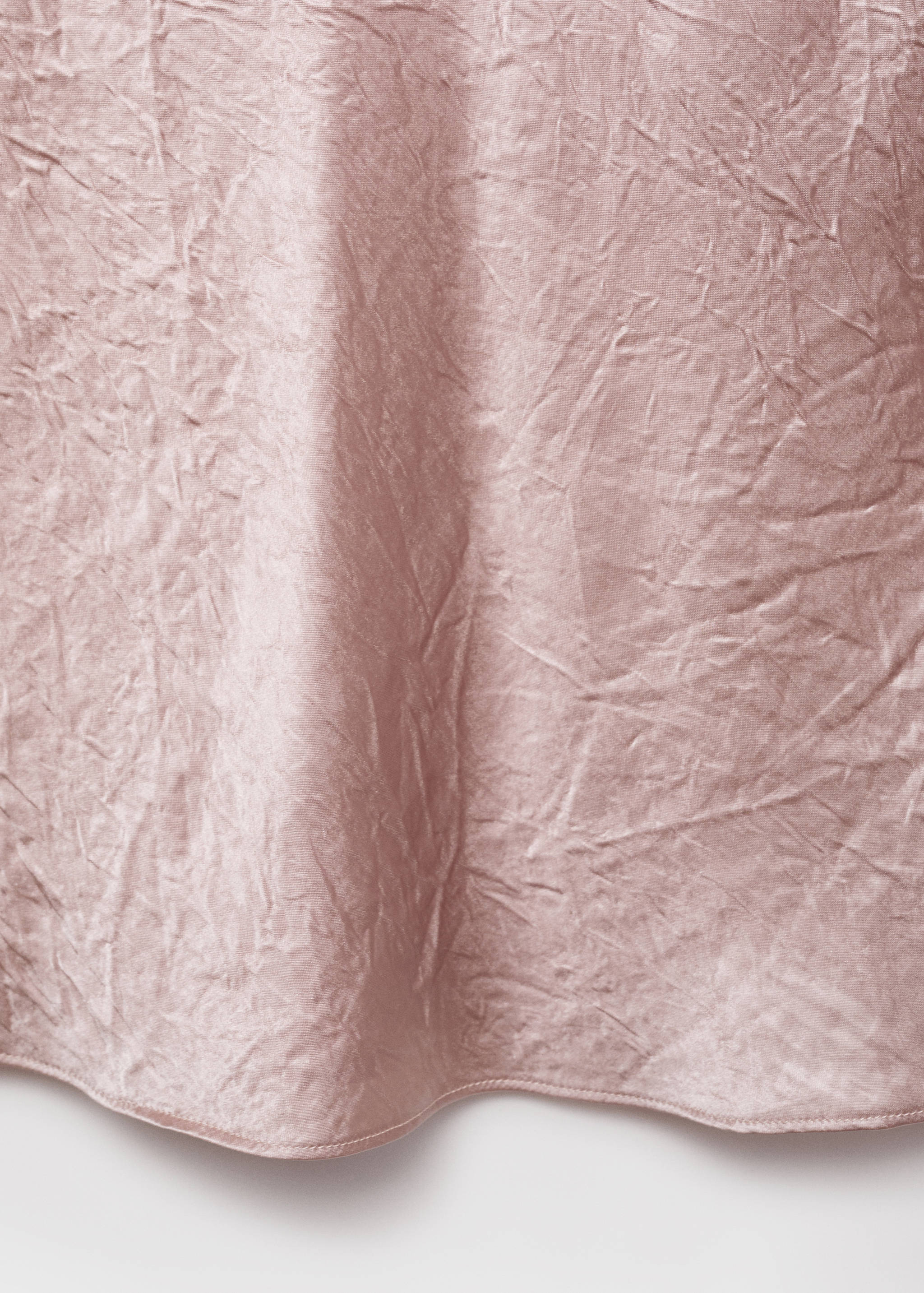 Crinkled effect satin blouse - Details of the article 8