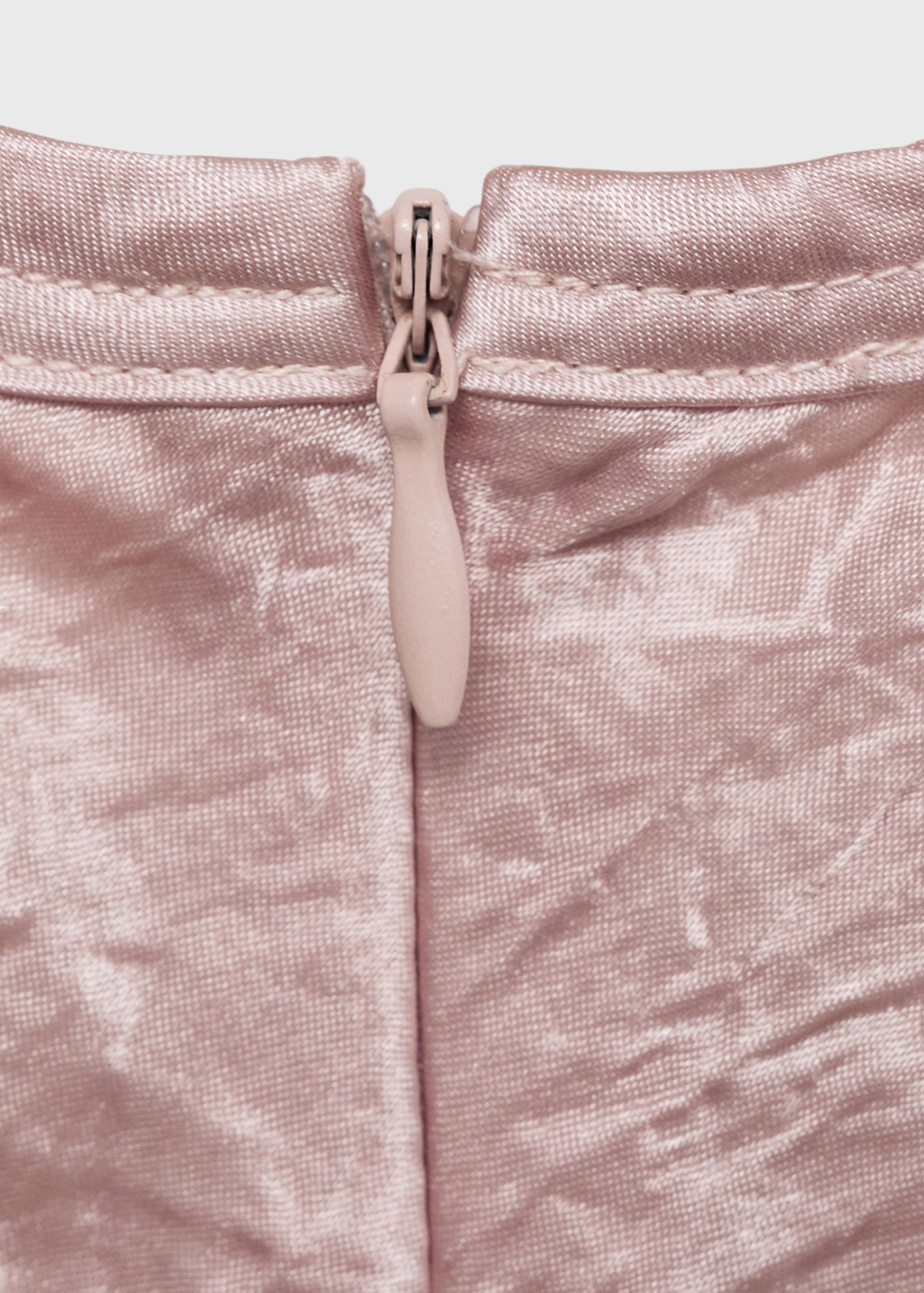 Crinkled effect satin blouse - Details of the article 0