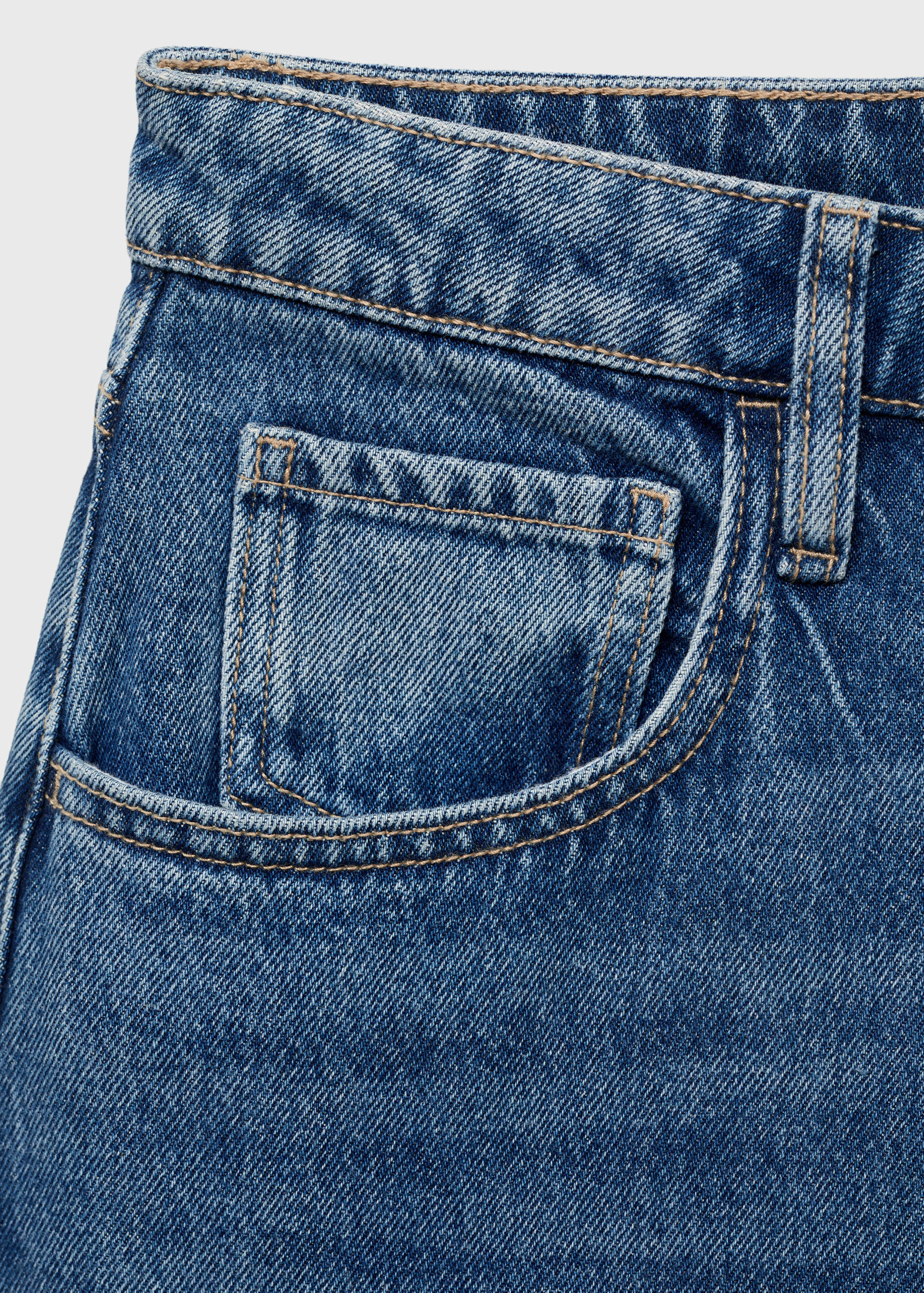 High-waisted barrel jeans - Details of the article 8