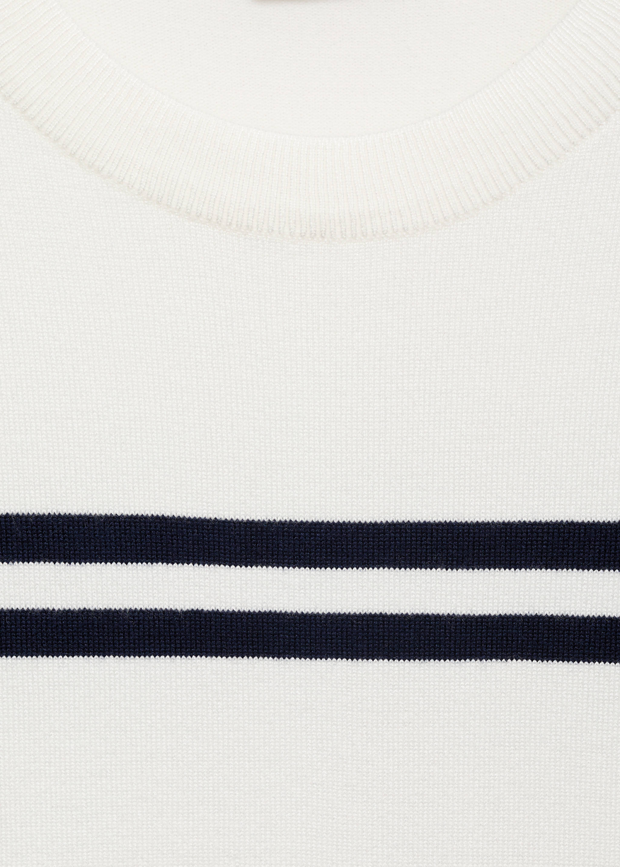 Pull-over rayures manches courtes - Détail de l'article 8