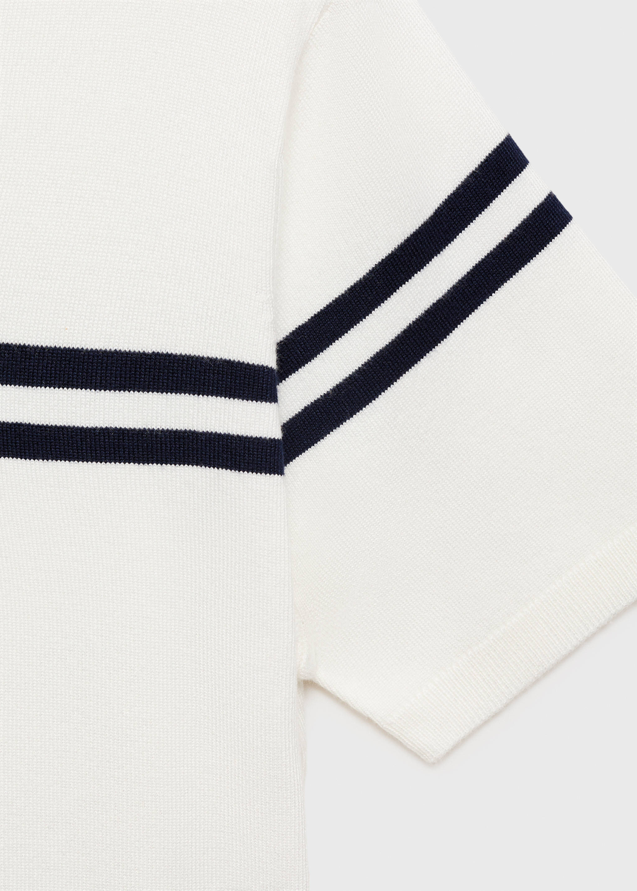 Pull-over rayures manches courtes - Détail de l'article 0