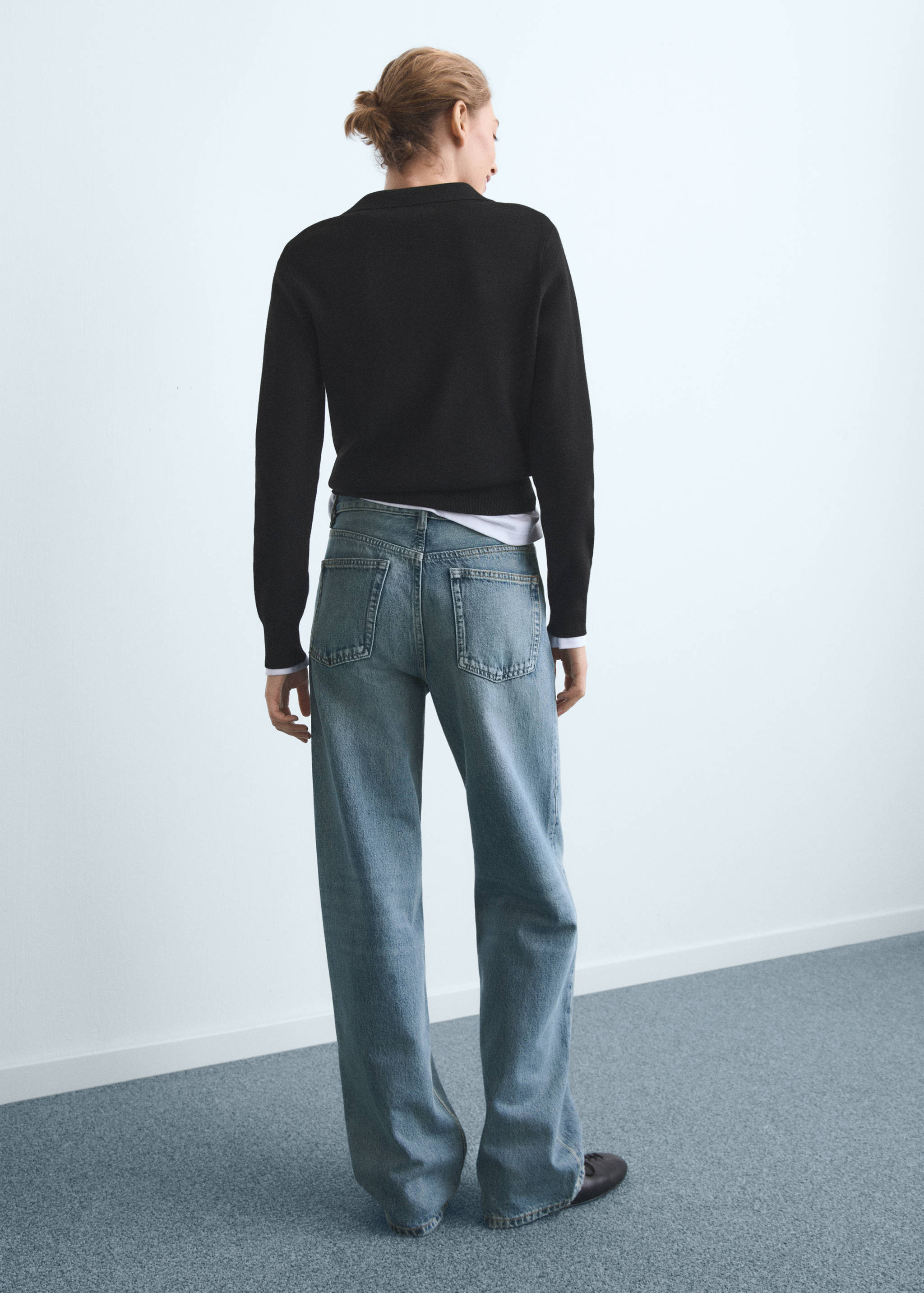 마이애미 미디엄라이즈 스트레이트 핏 진 - 상품 반전: