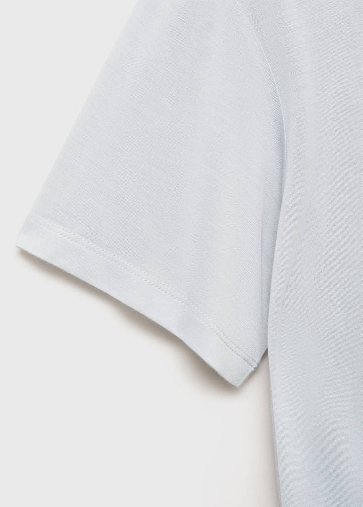 Garment washed t-shirt — Light/Pastel Grey