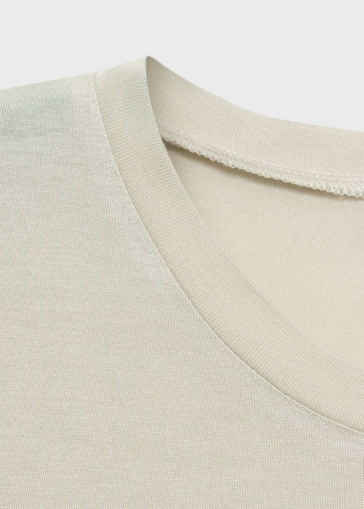 Garment washed t-shirt — Pastel Green