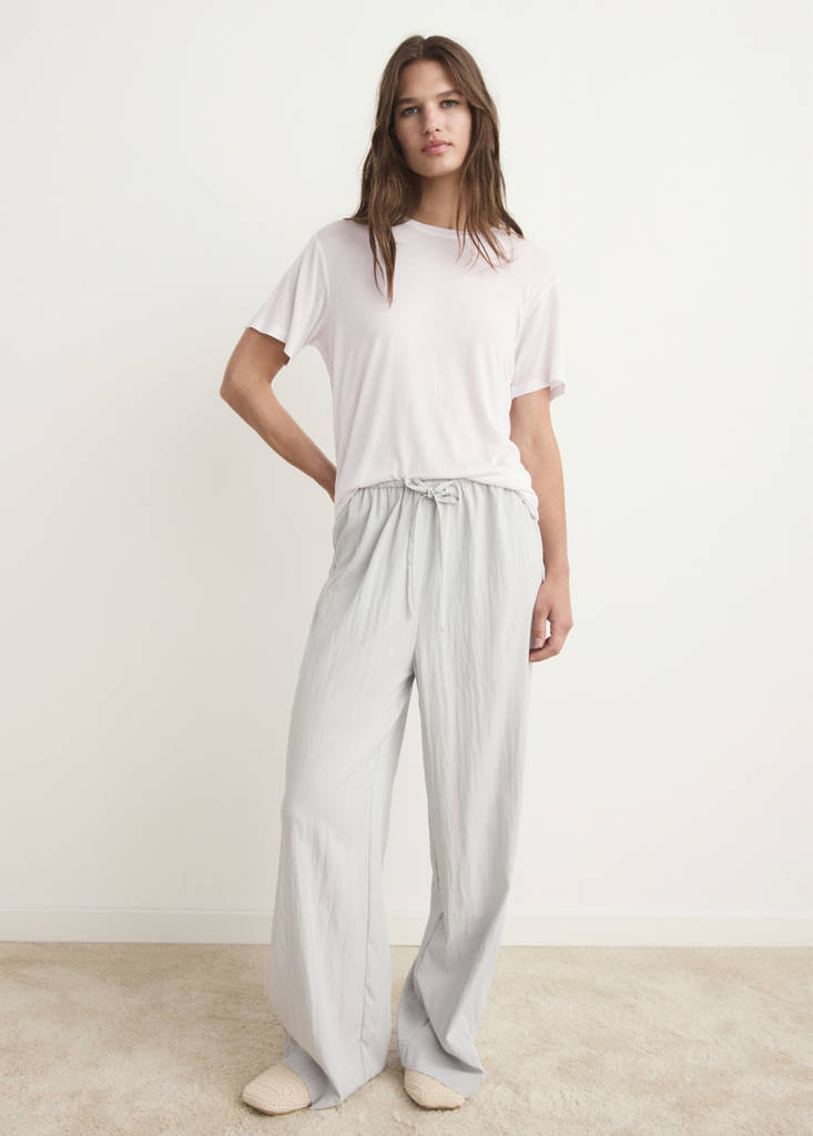 Garment washed t-shirt — Light/Pastel Grey