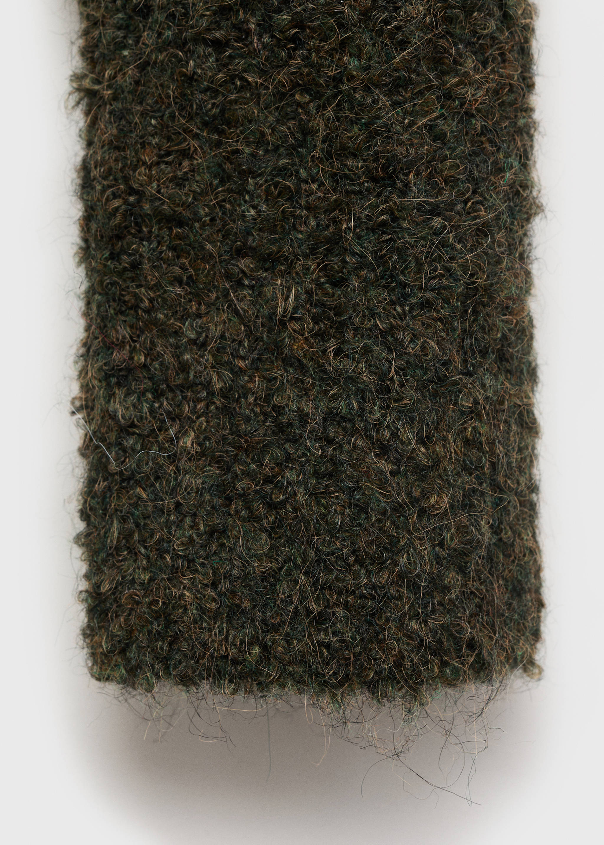 Джемпер букле с круглой горловиной - Деталь изделия 0