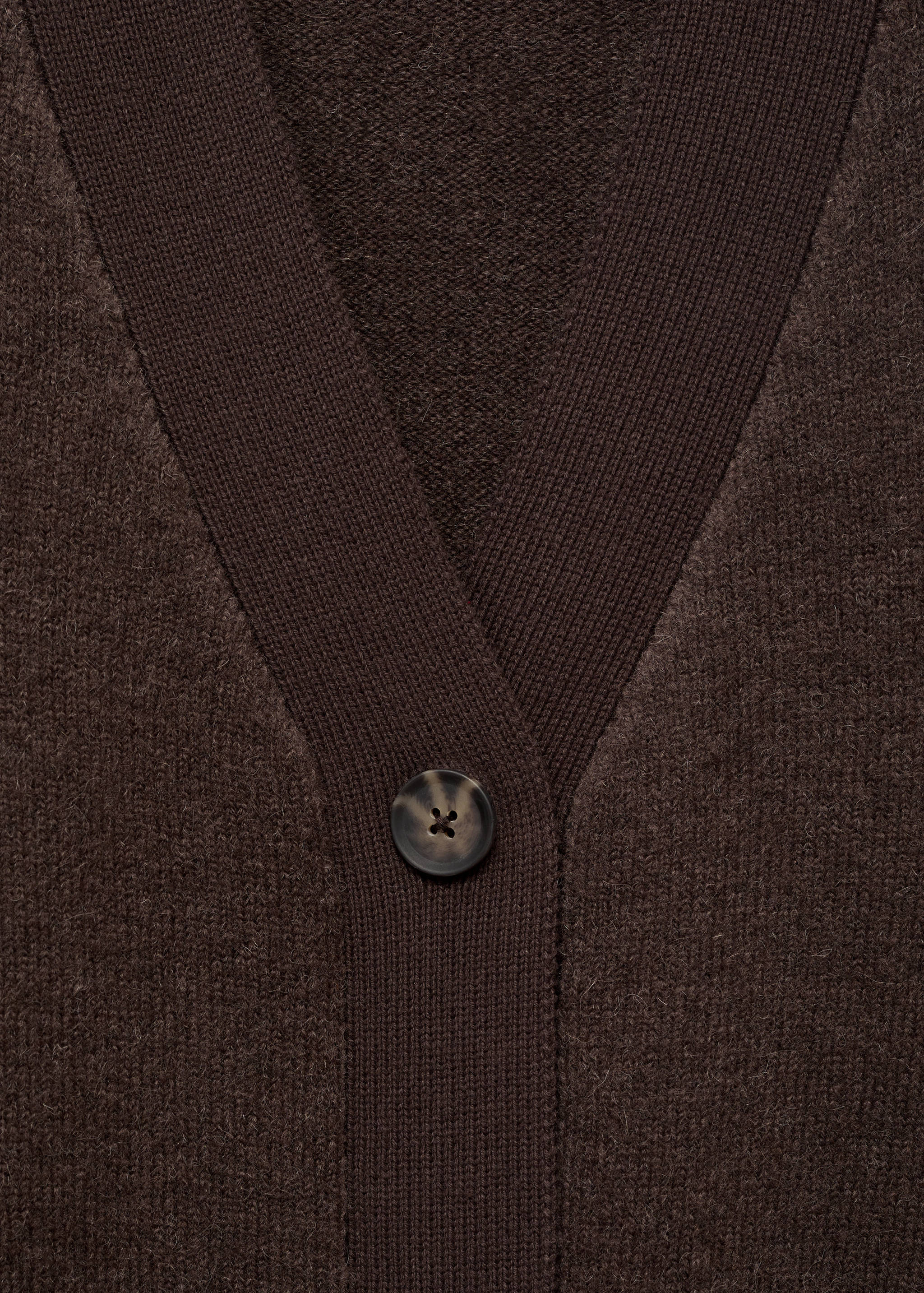 Knitted cardigan with contrasting detail - Details of the article 8