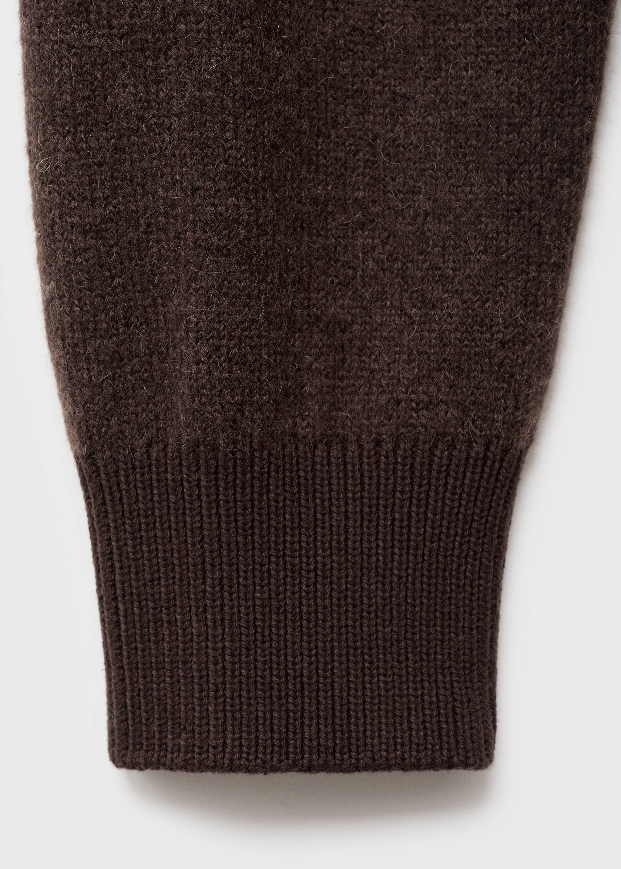 Knitted cardigan with contrasting detail - Details of the article 0