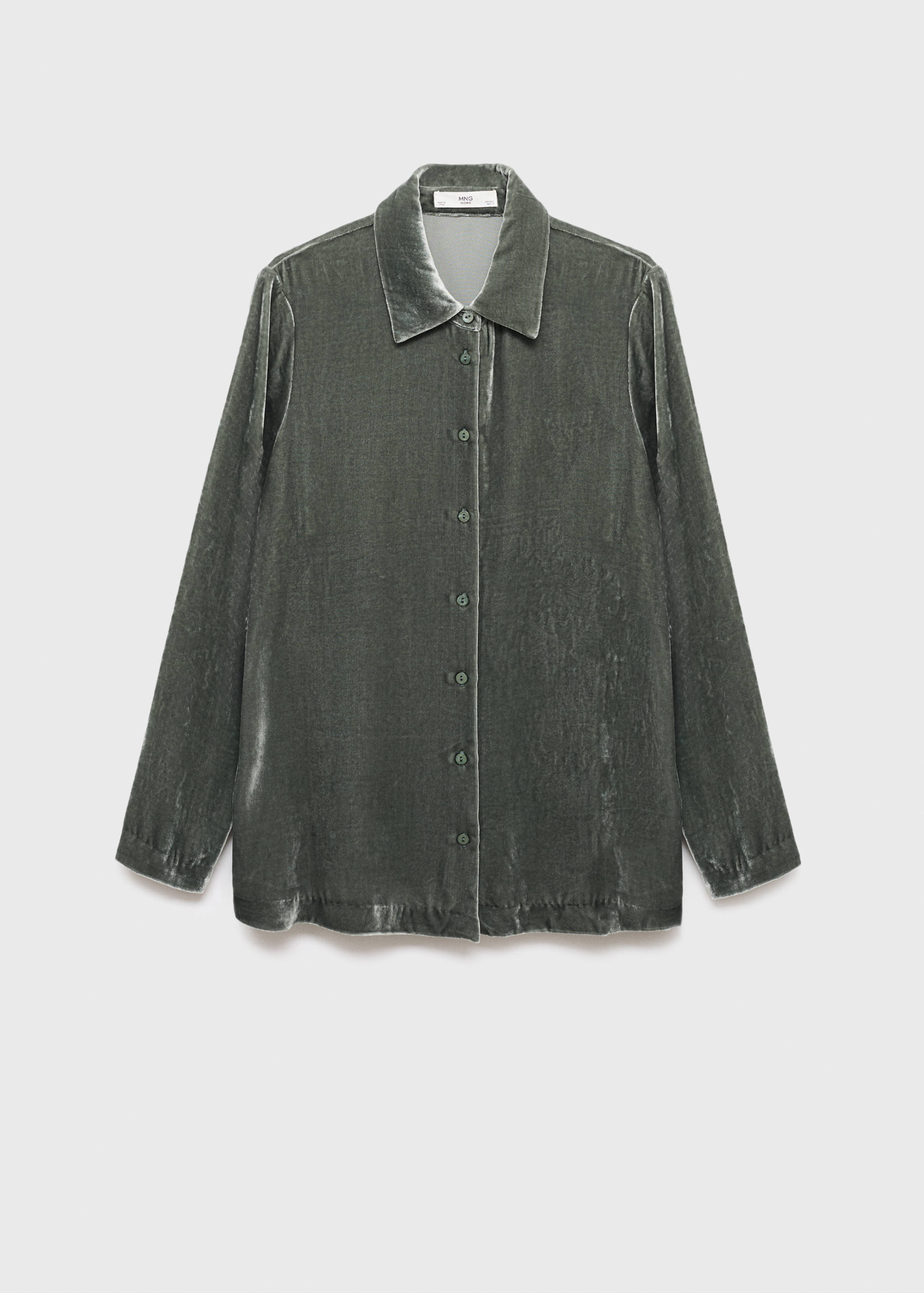 Silk velvet shirt - Article without model