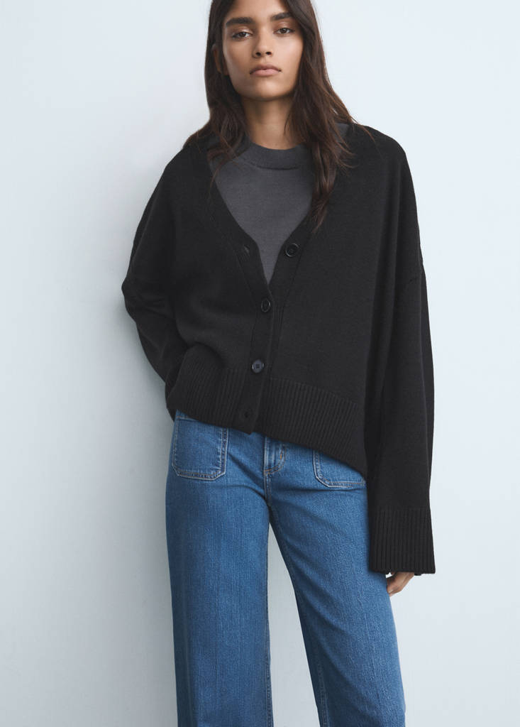 Wide leg jeans with pockets — Medium Blue