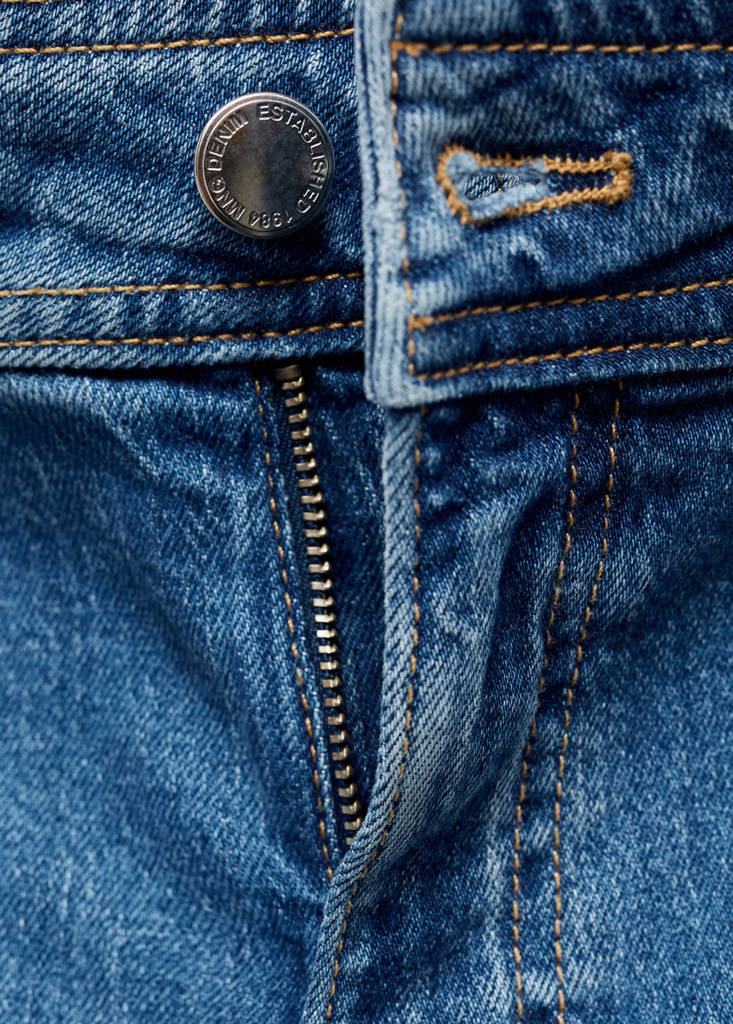 Wide leg jeans with pockets — Medium Blue