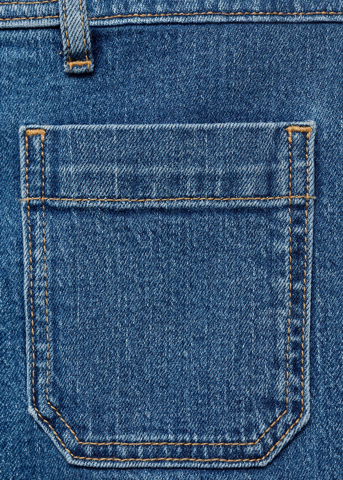 Wide leg jeans with pockets — Medium Blue