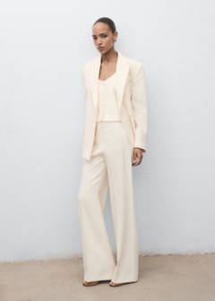 Suit waistcoat with buttons — Vanilla 2