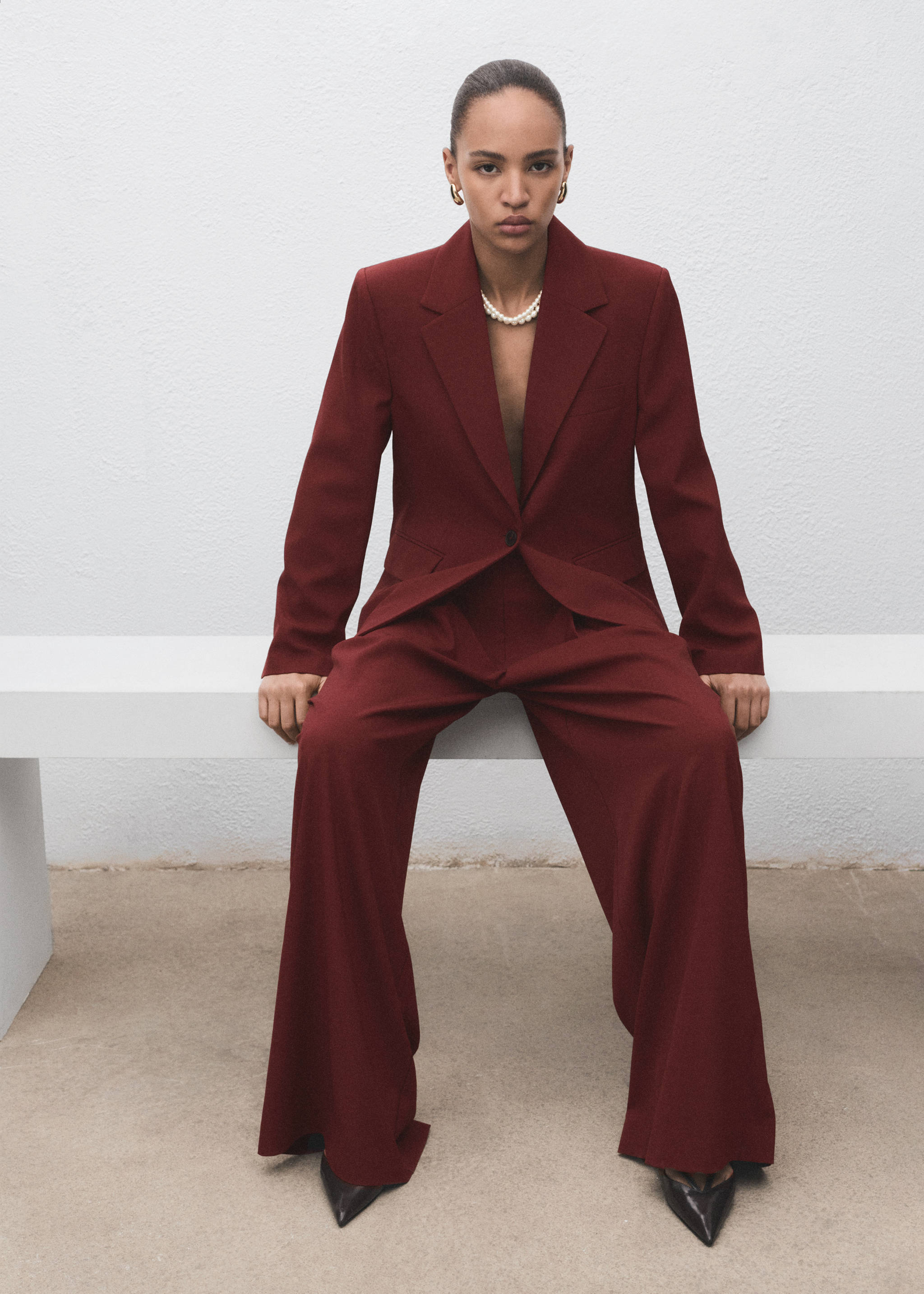 Blazer de fato reto - Pormenor do artigo 6