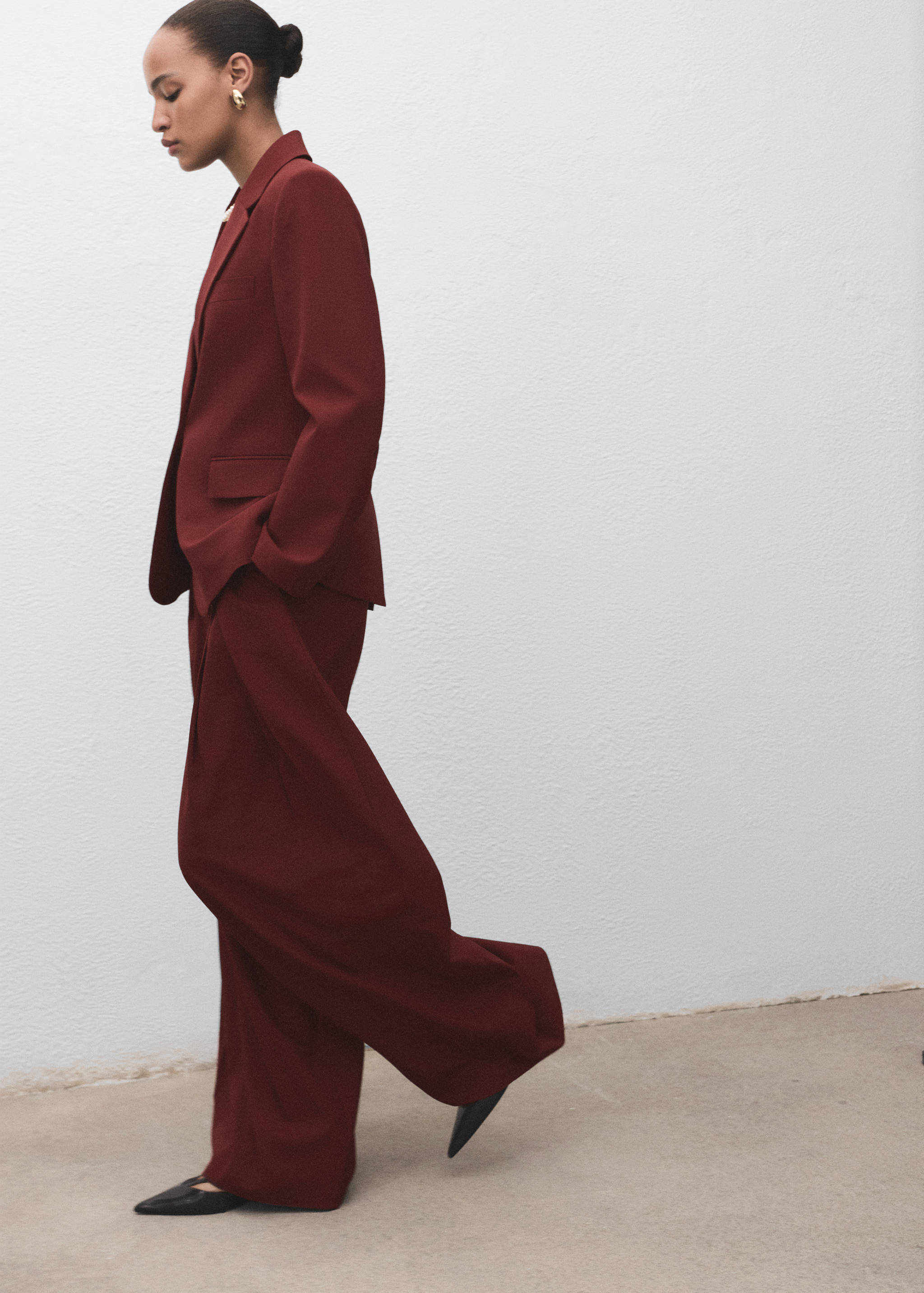 Blazer de fato reto - Pormenor do artigo 2