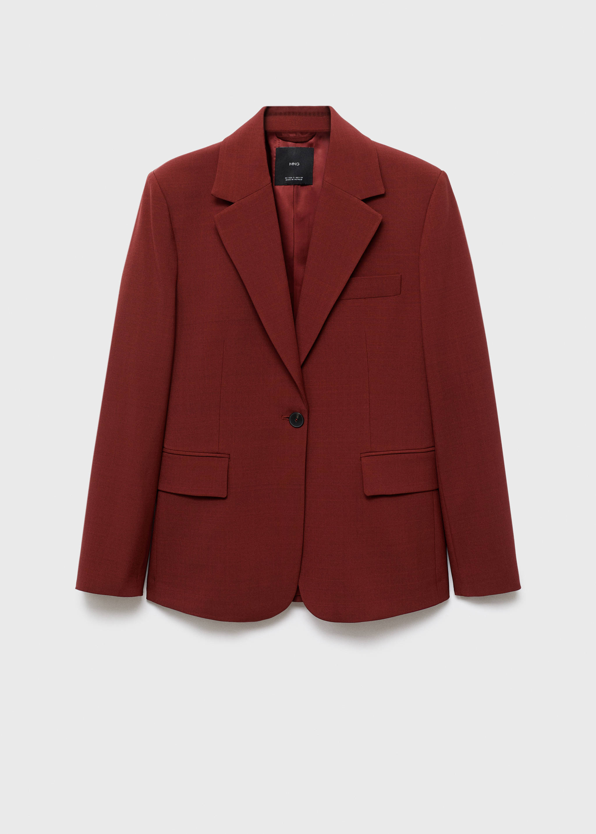 Straight-fit suit blazer - Article without model