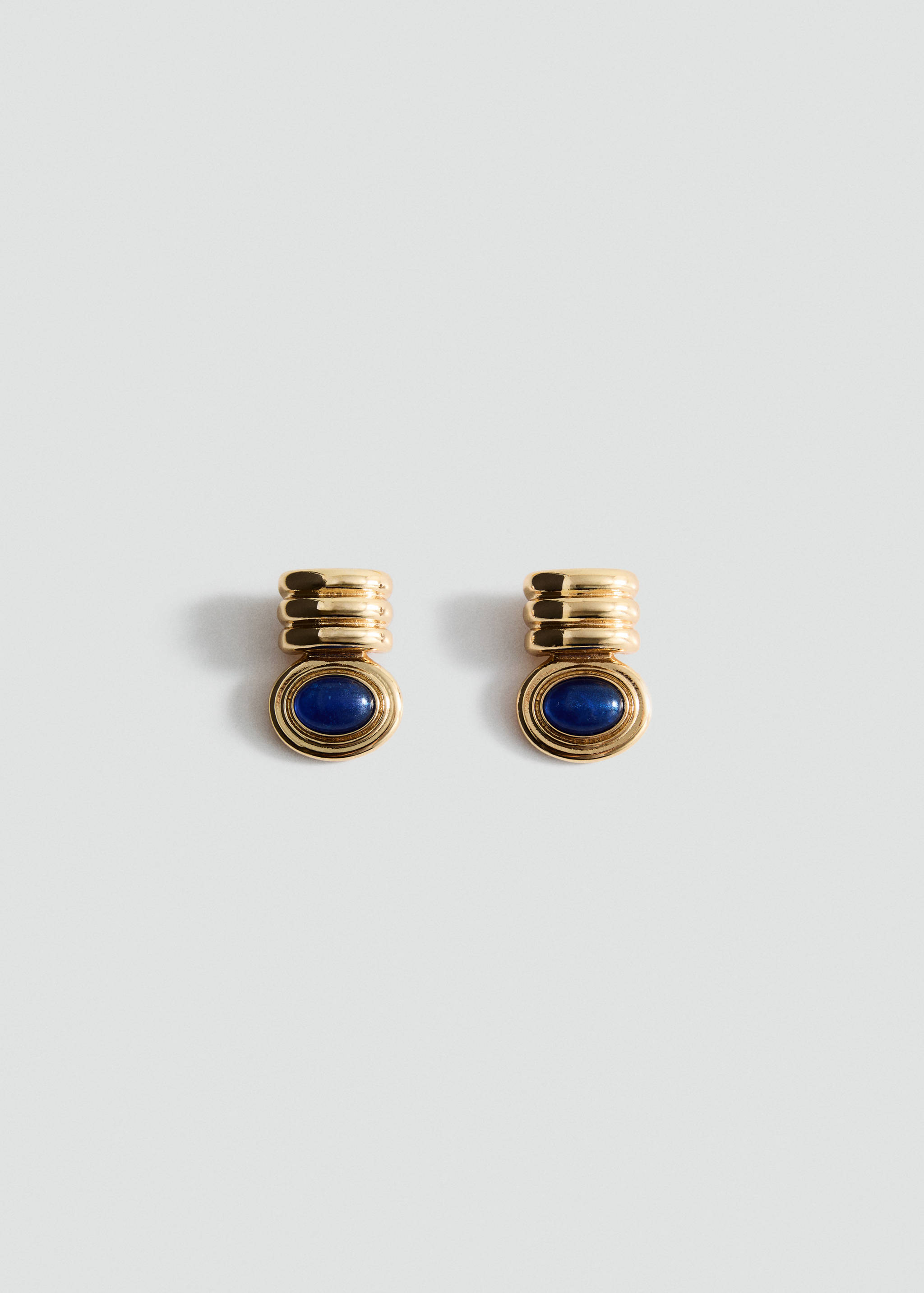Combined-relief earrings - Article without model