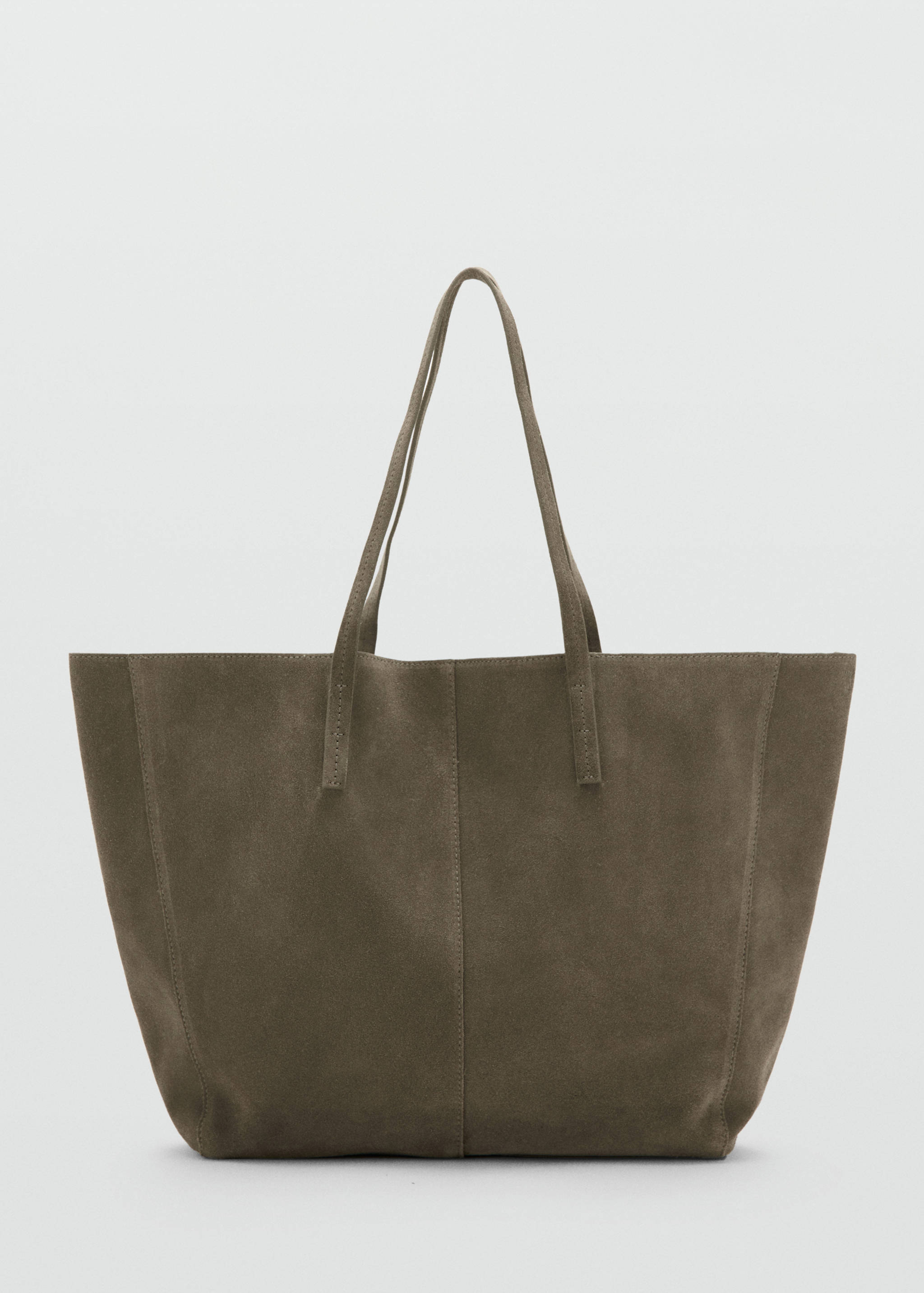 Suede shopper bag - Article without model