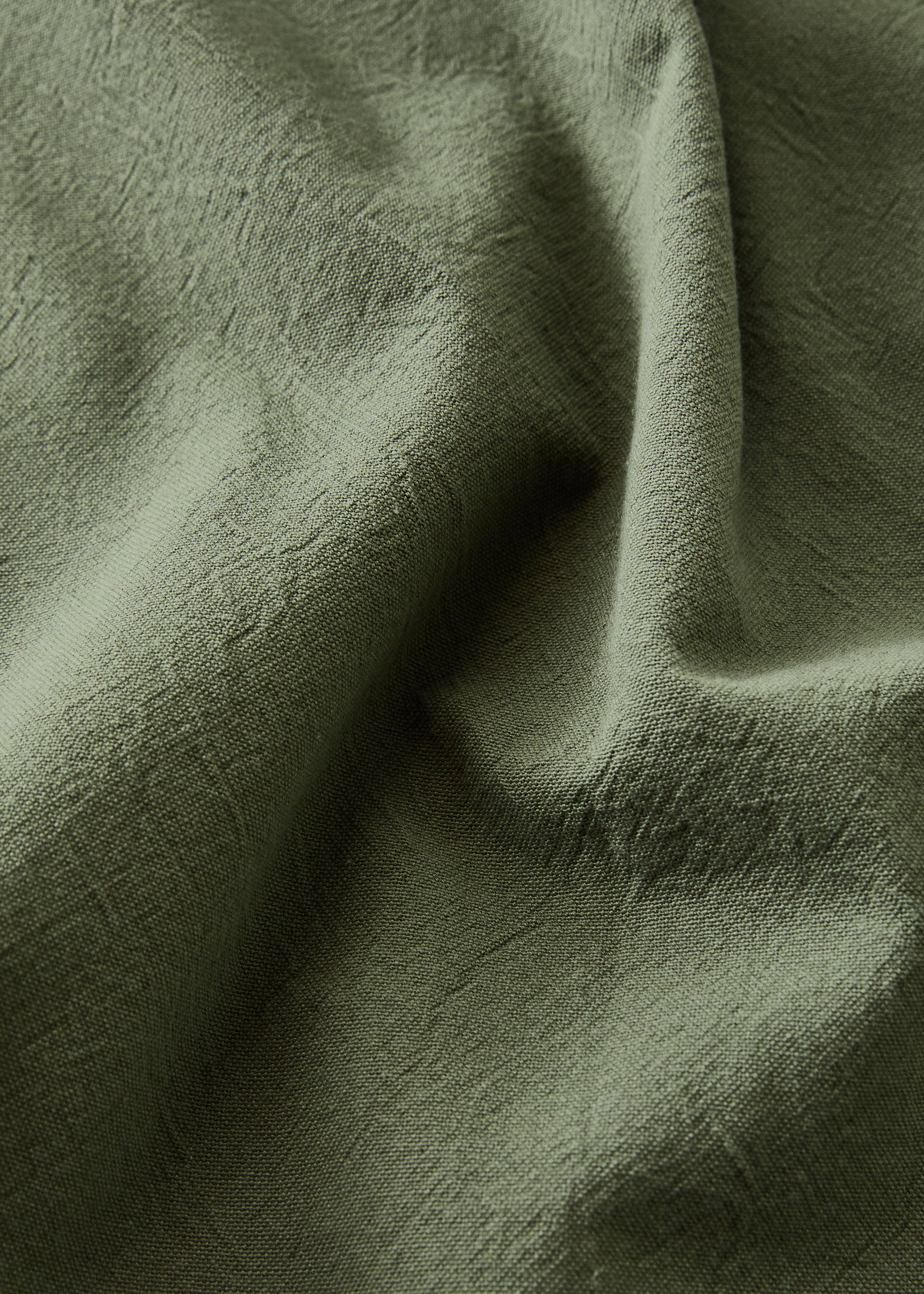 Cotton striped tablecloth for 6 to 8 diners - Details of the article 1