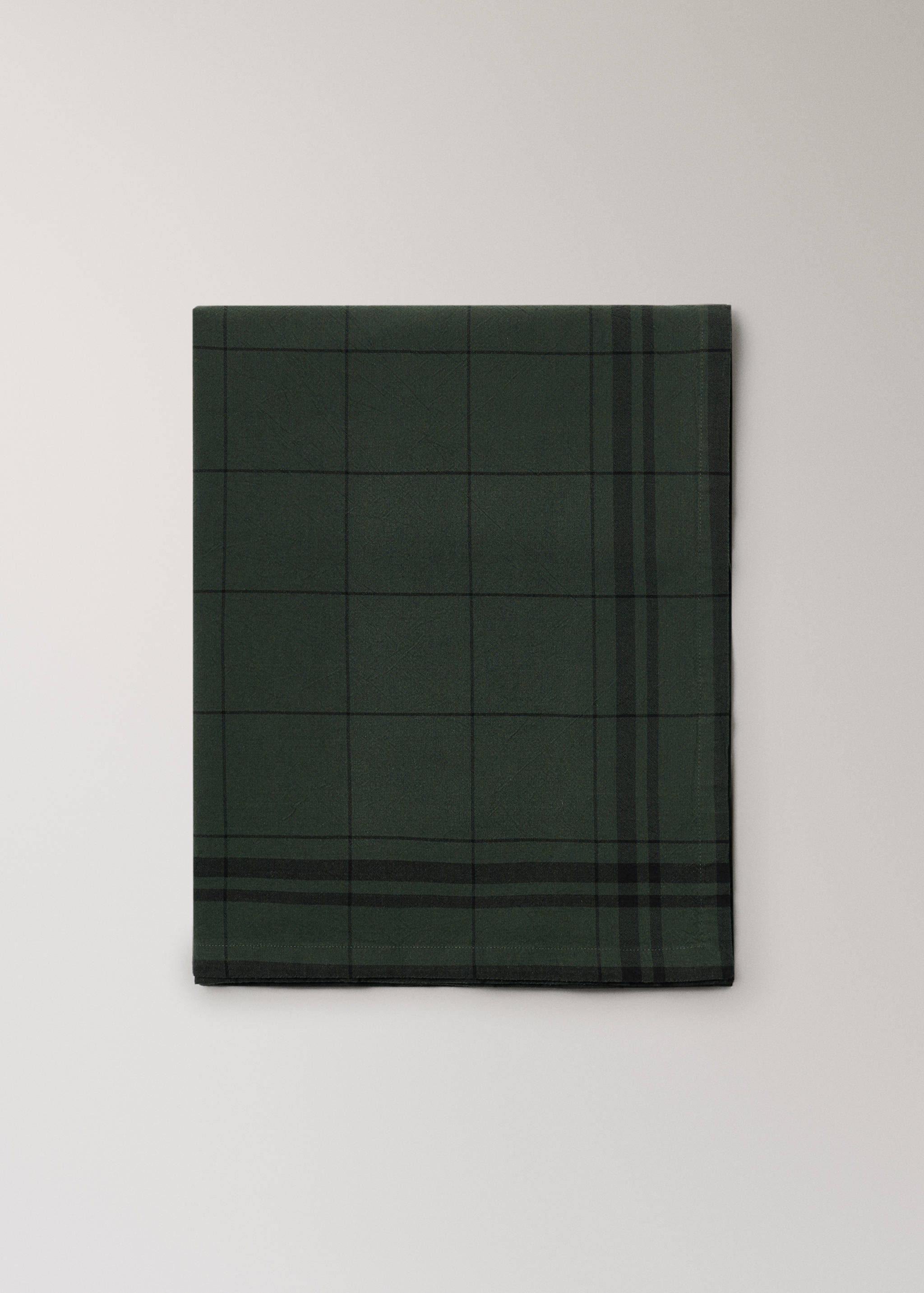 Rutete duk i 100% overfarget bomull, 2 til 4 personer - Artikkel uten modell