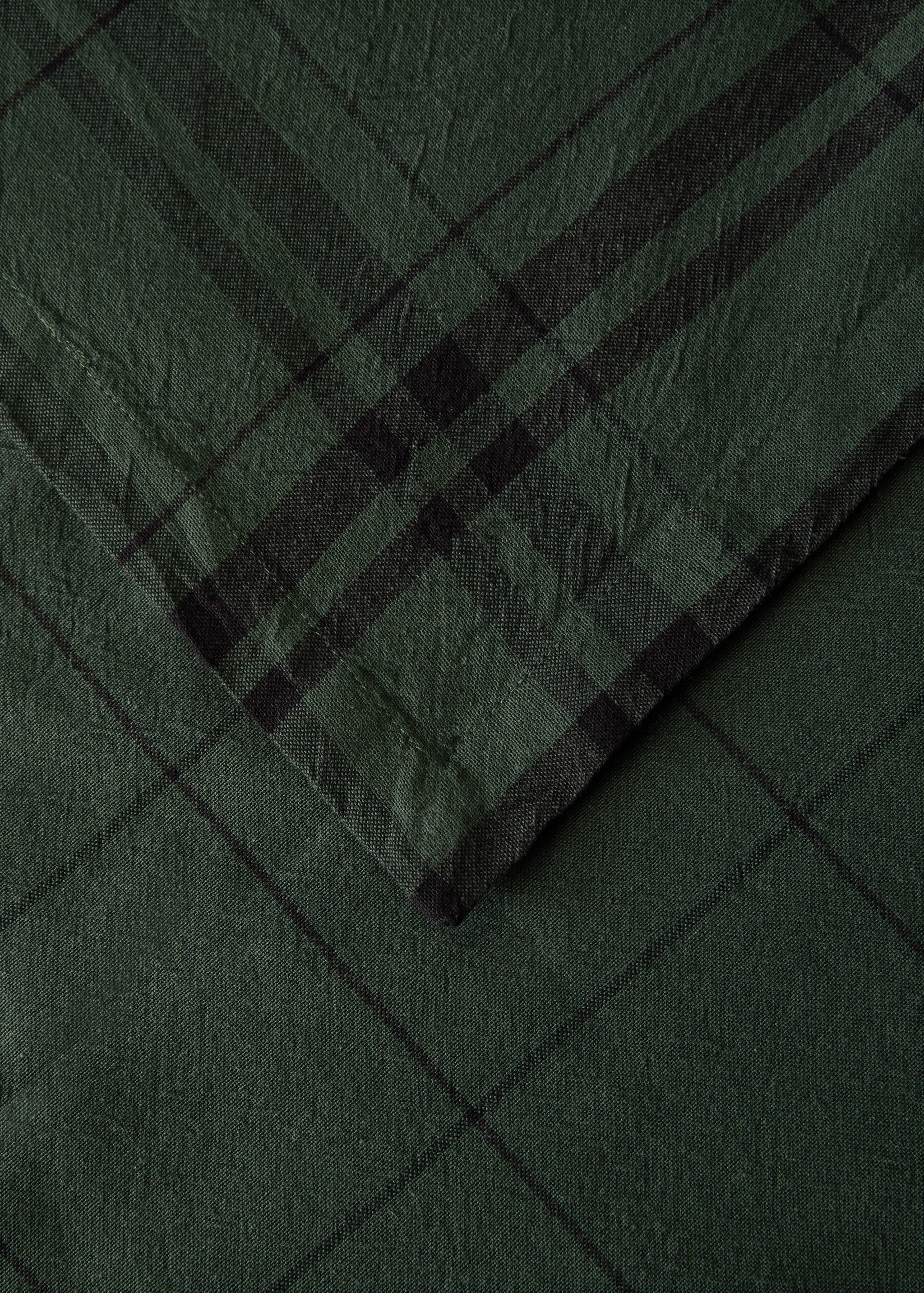 Obrus bawełniany overdyed w kratkę dla 6 do 8 osób - Szczegóły artykułu 1