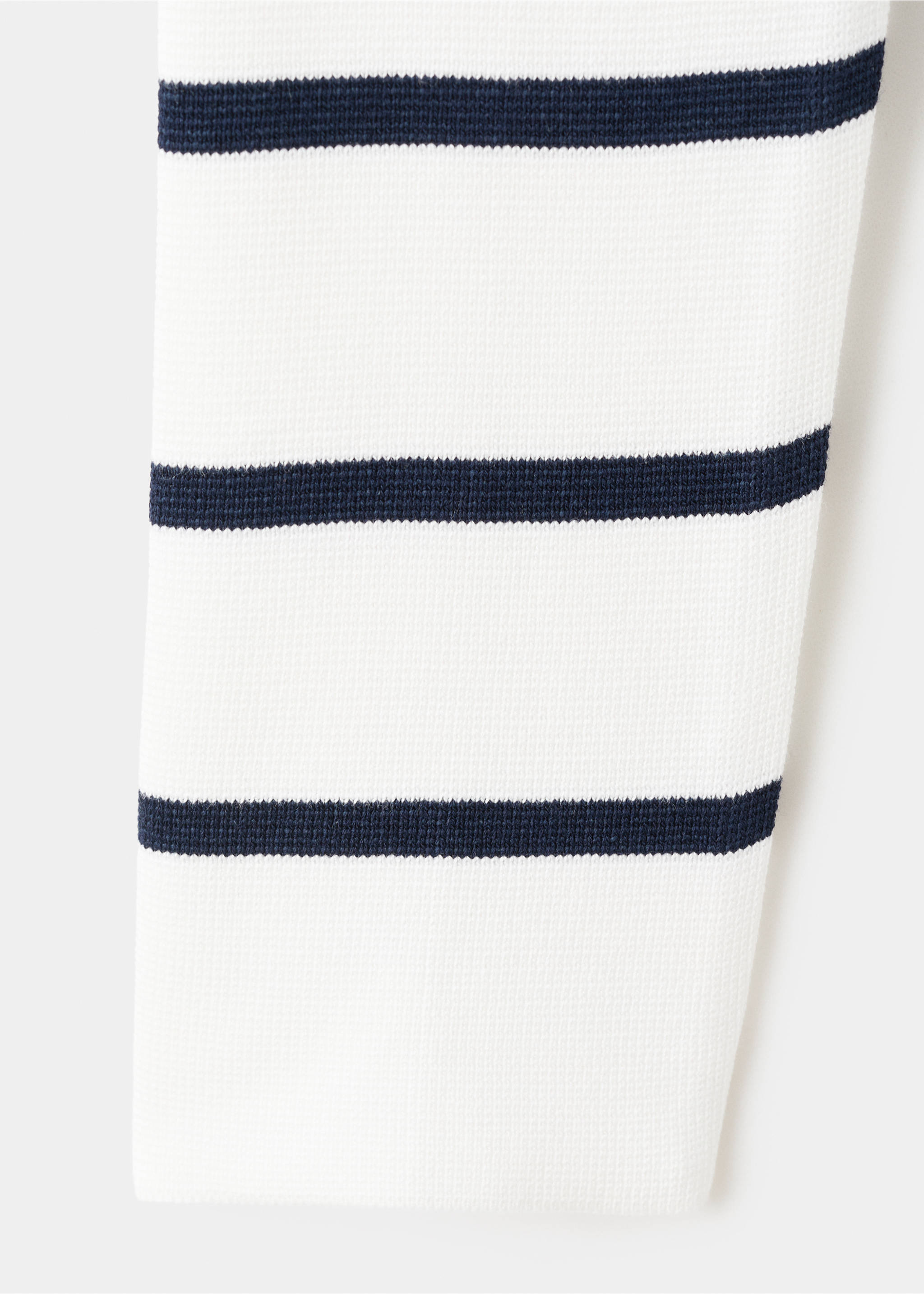 Feinstrickpullover mit Bateau-Ausschnitt - Detail des Artikels 8, Ecru. Ref: 17034139-00.