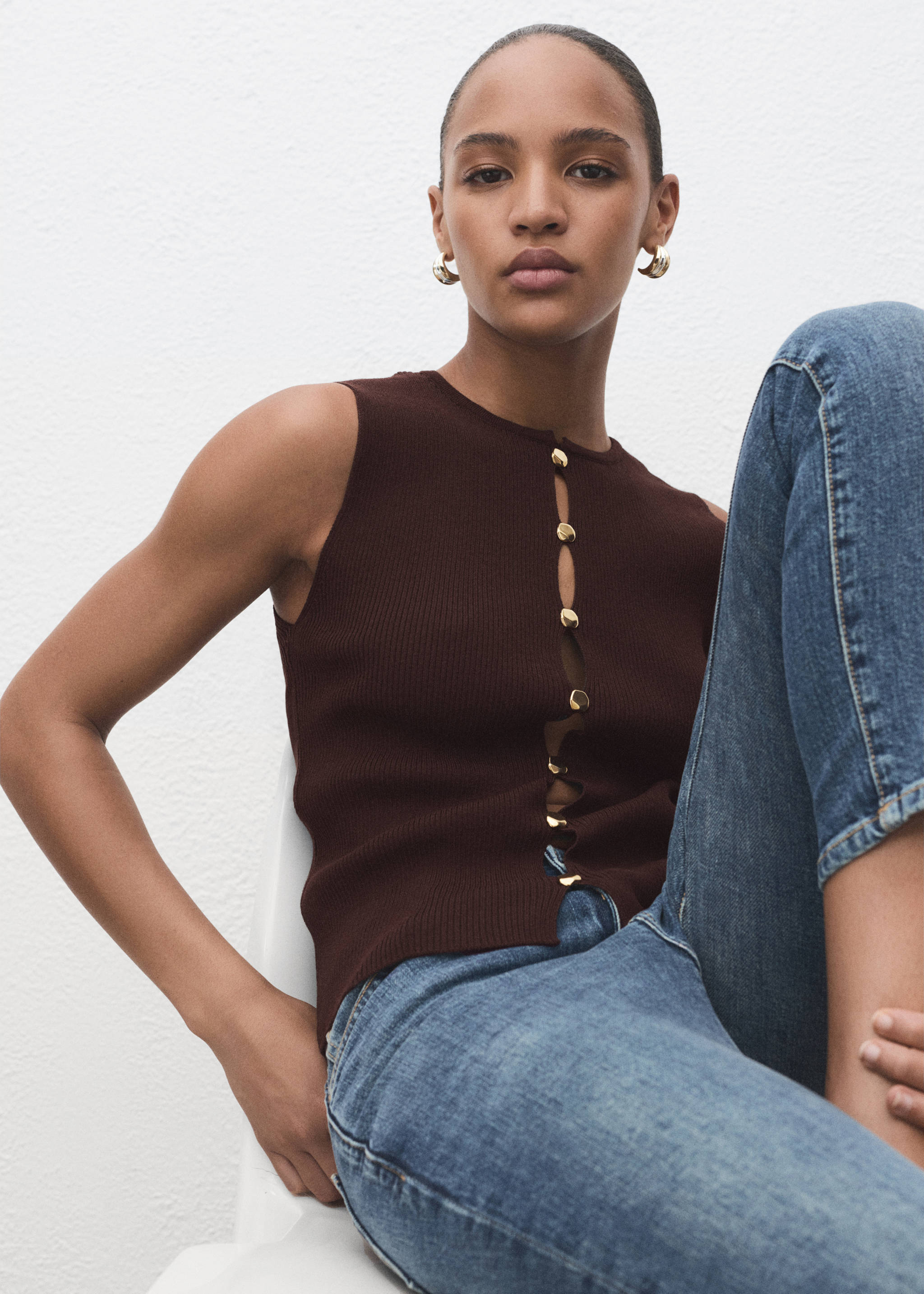 Gilet maille fentes - Détail de l'article 2