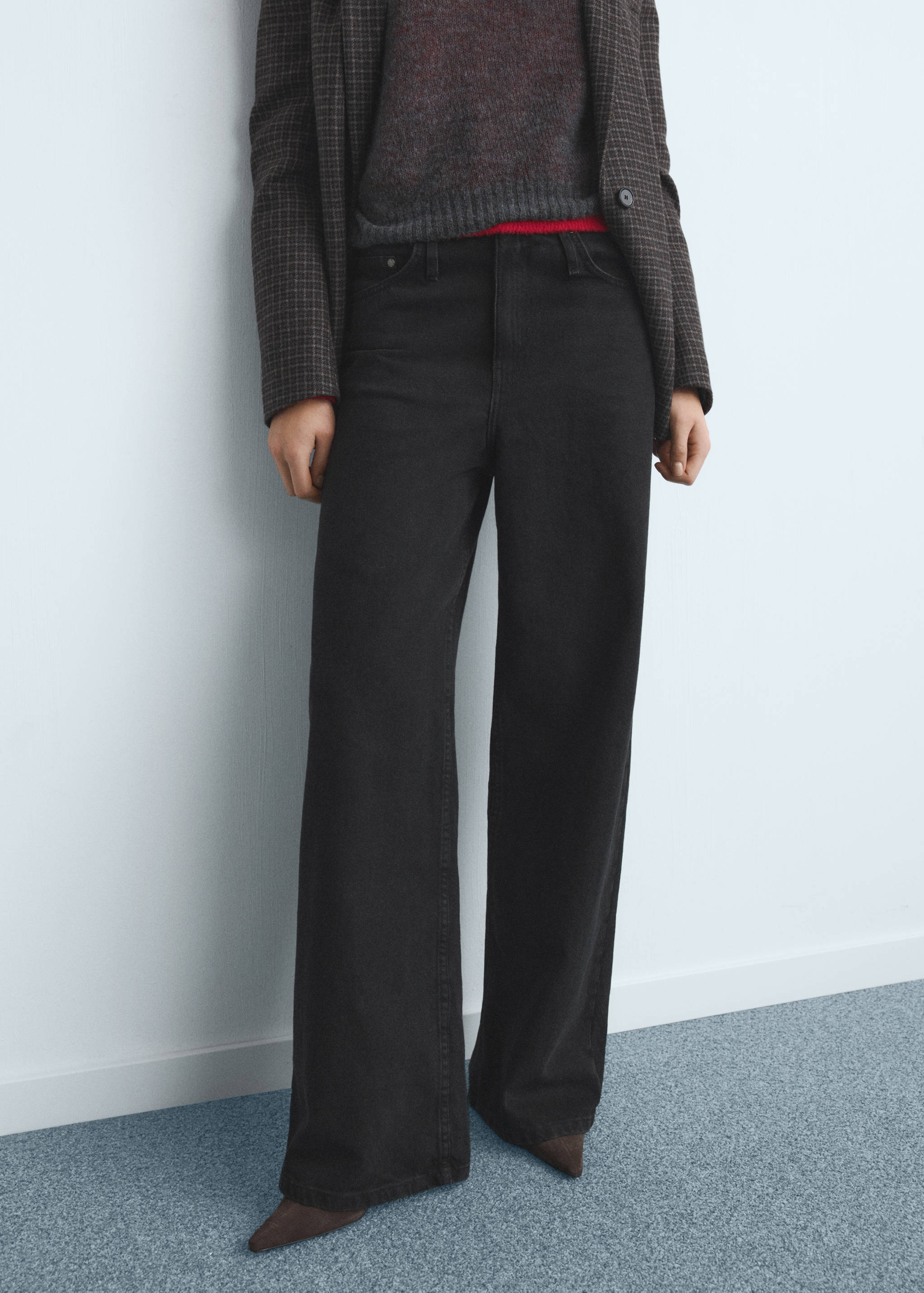 Jean large taille normale - Plan moyen