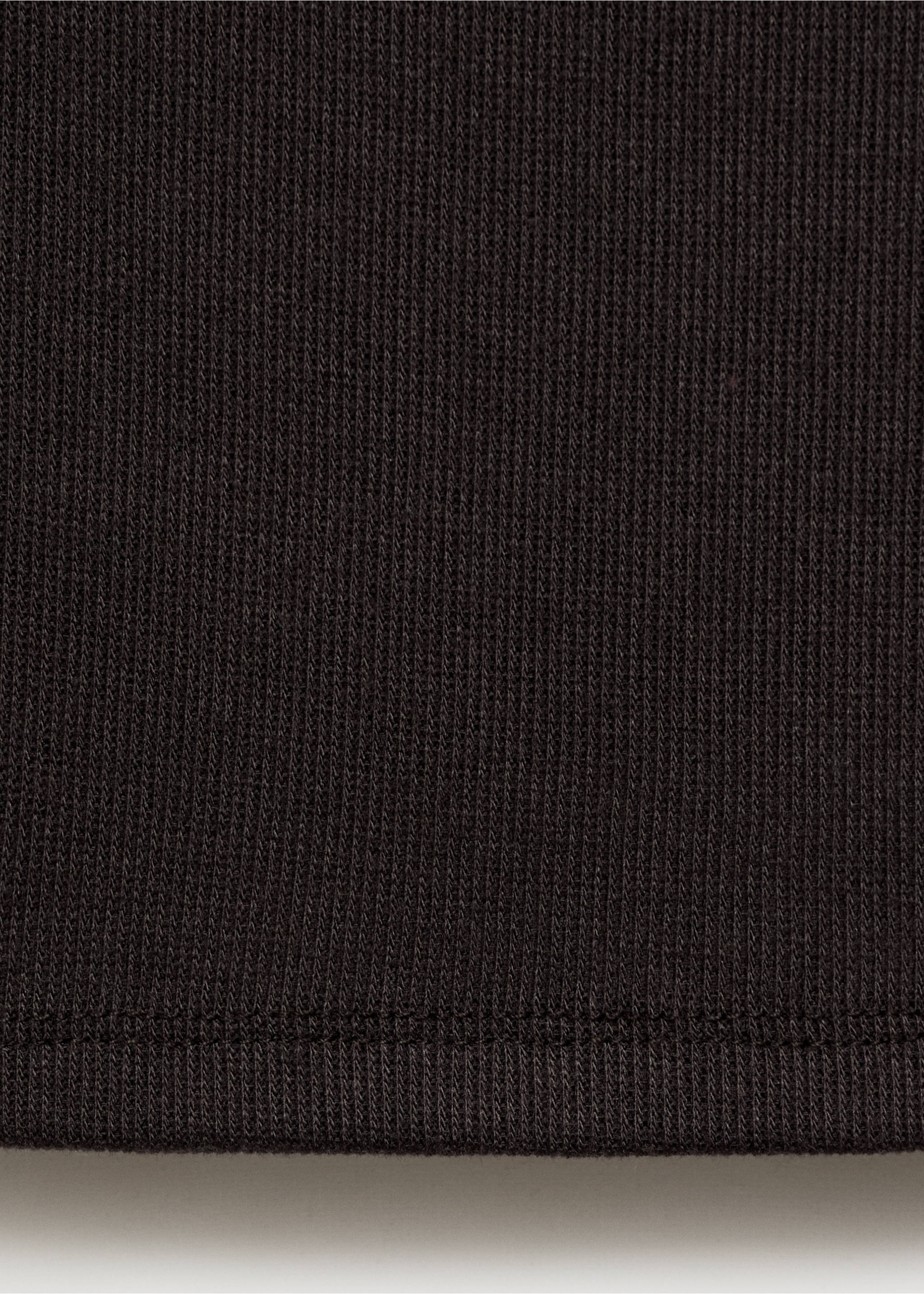 Long-sleeved boat-neck t-shirt - Details of the article 0, Chocolate. Ref: 17034142-00.