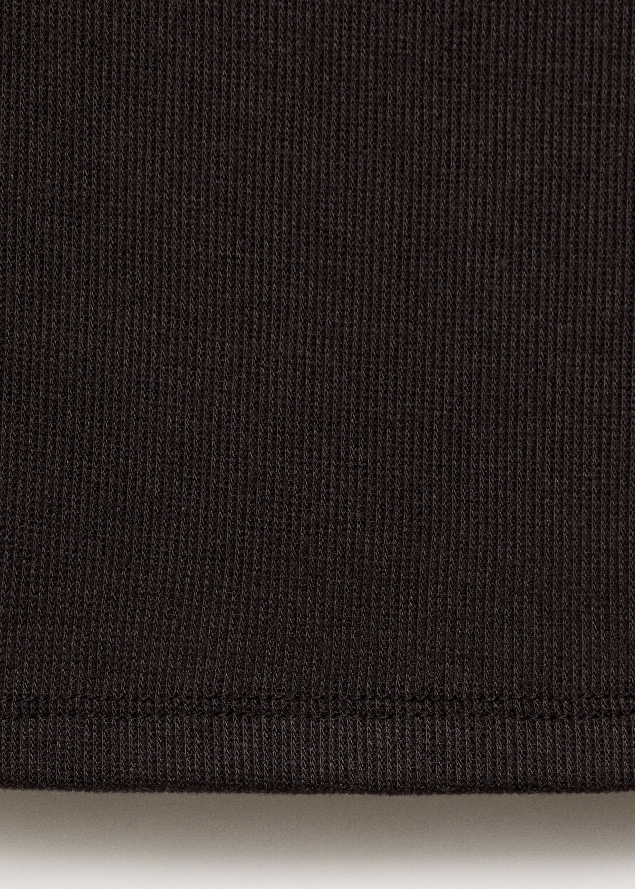 T-shirt com gola de barco e manga comprida - Pormenor do artigo 0