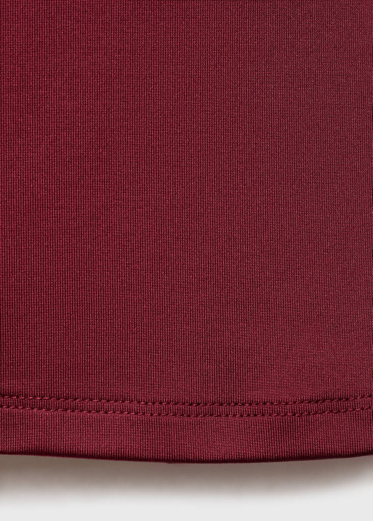 Fitted tank top — Burgundy