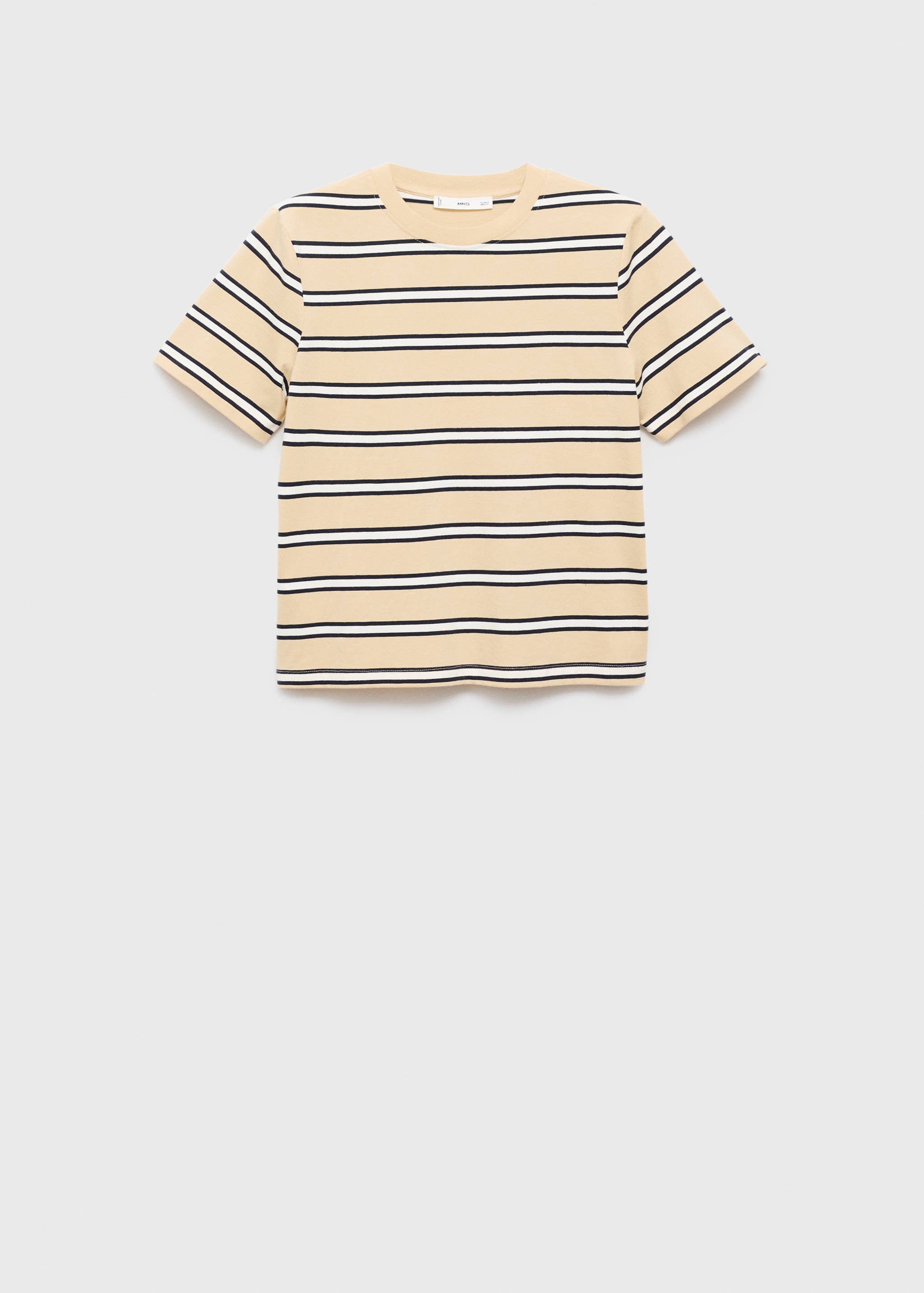 Striped cotton T-shirt - Article without model