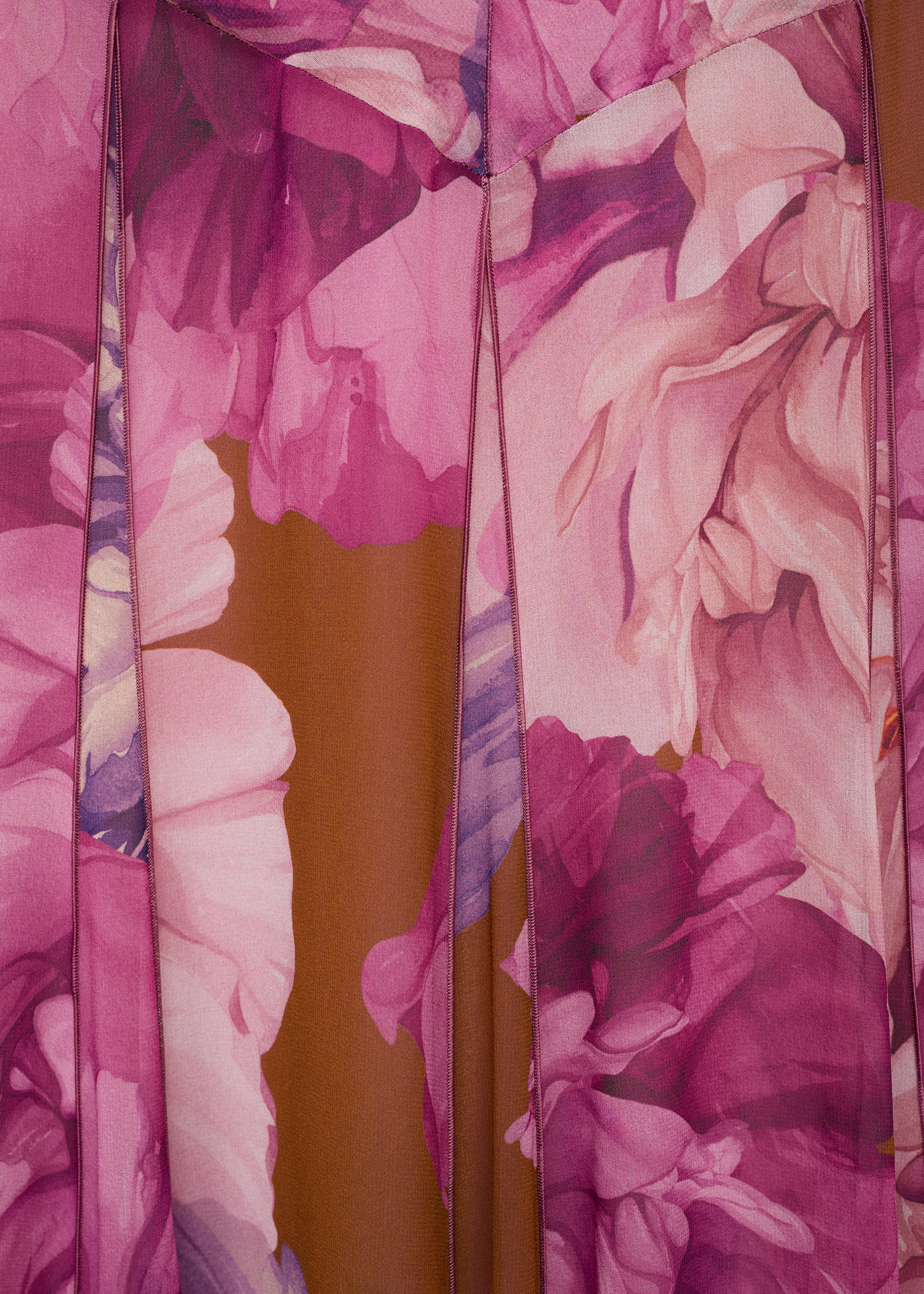 Floral godet dress - Details of the article 8