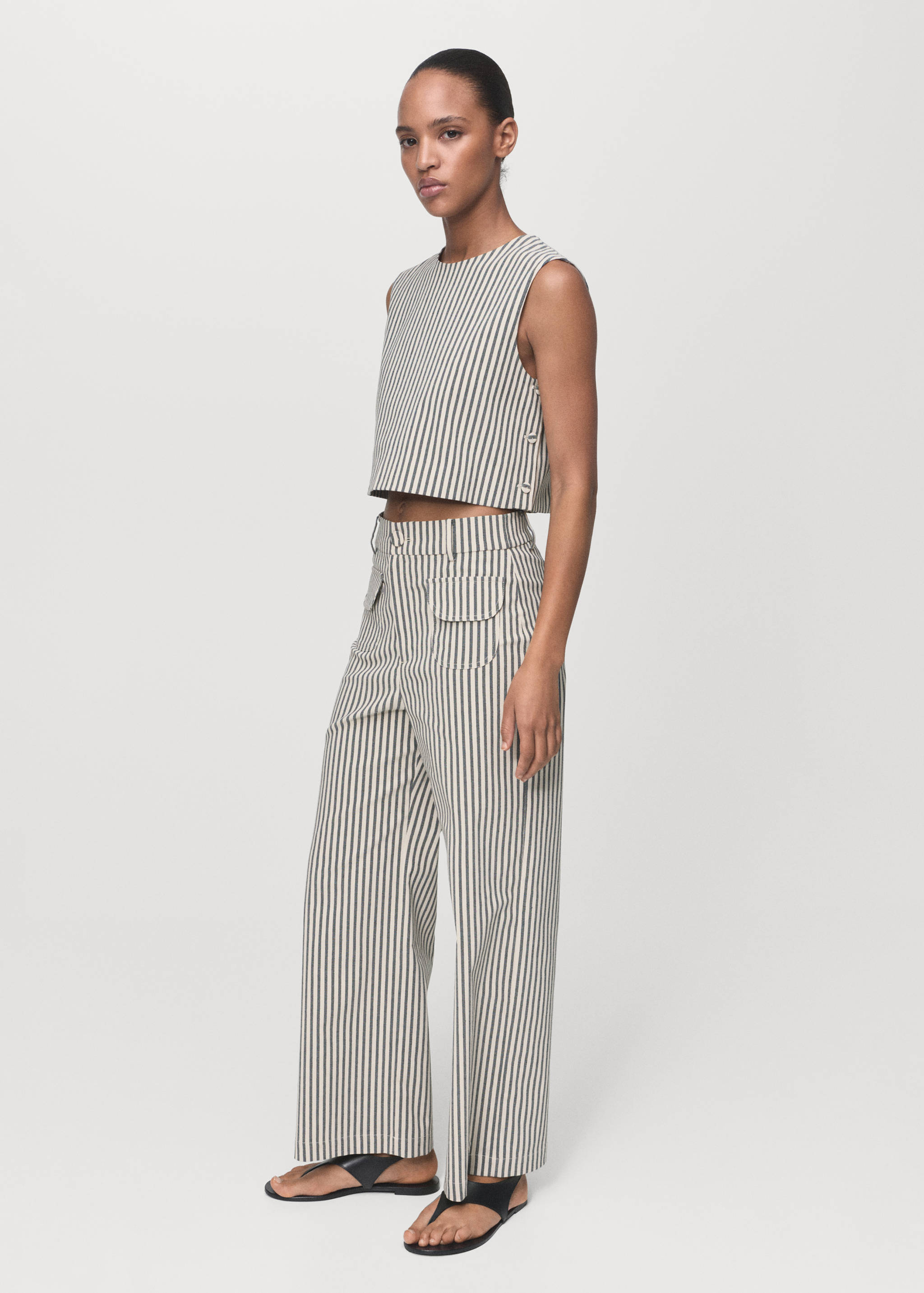 Buttons striped top - General plane