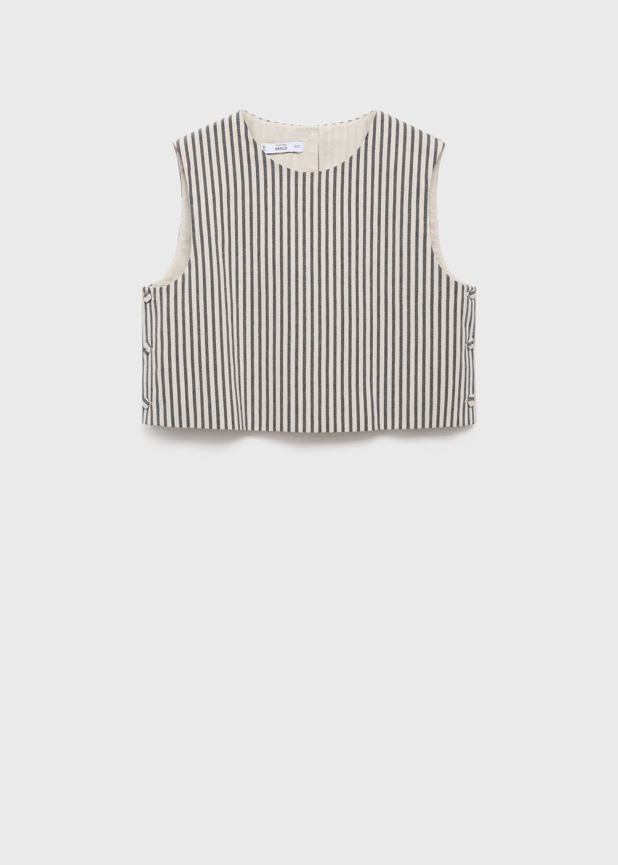 Buttons striped top - Article without model
