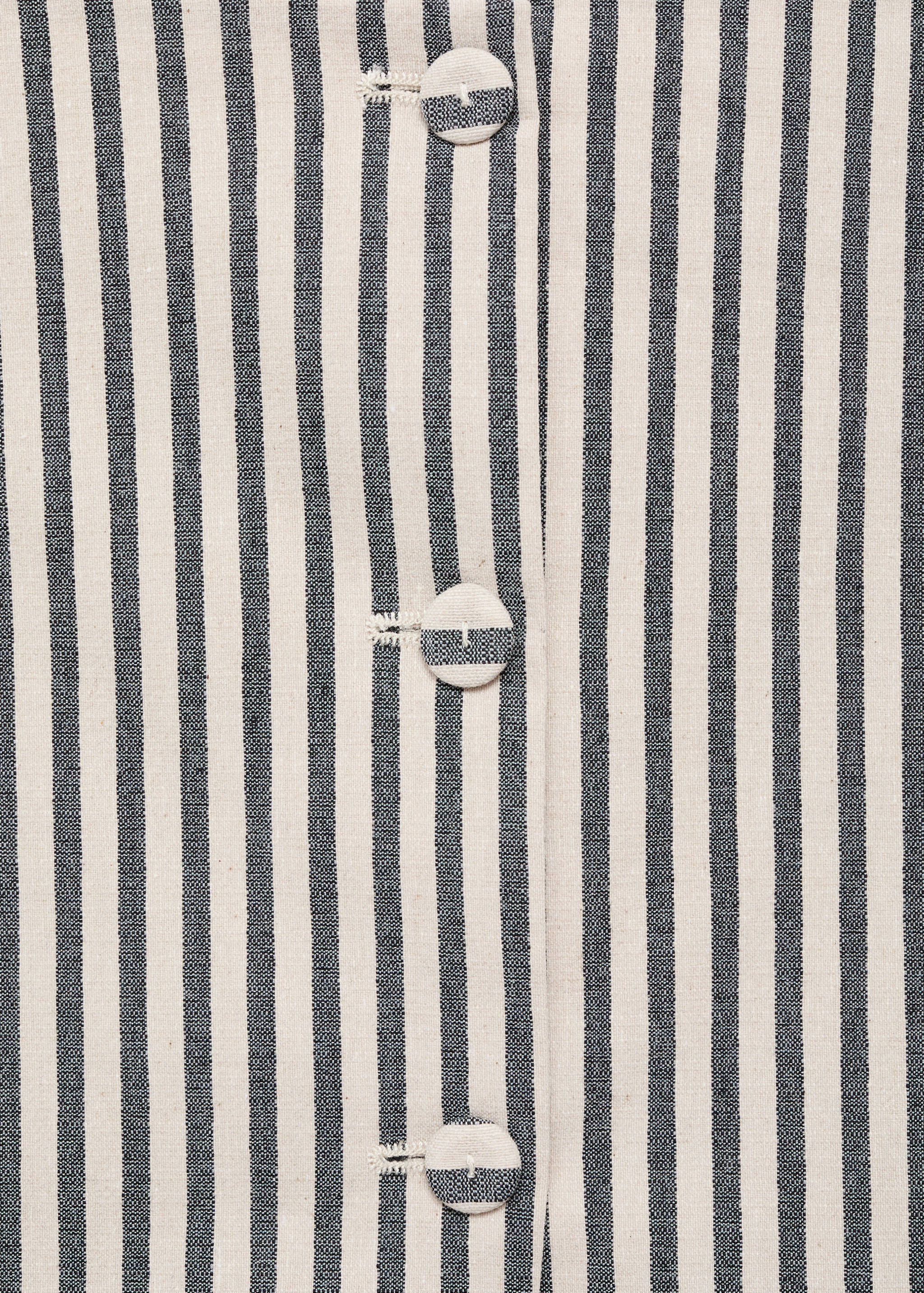 Buttons striped top - Details of the article 0