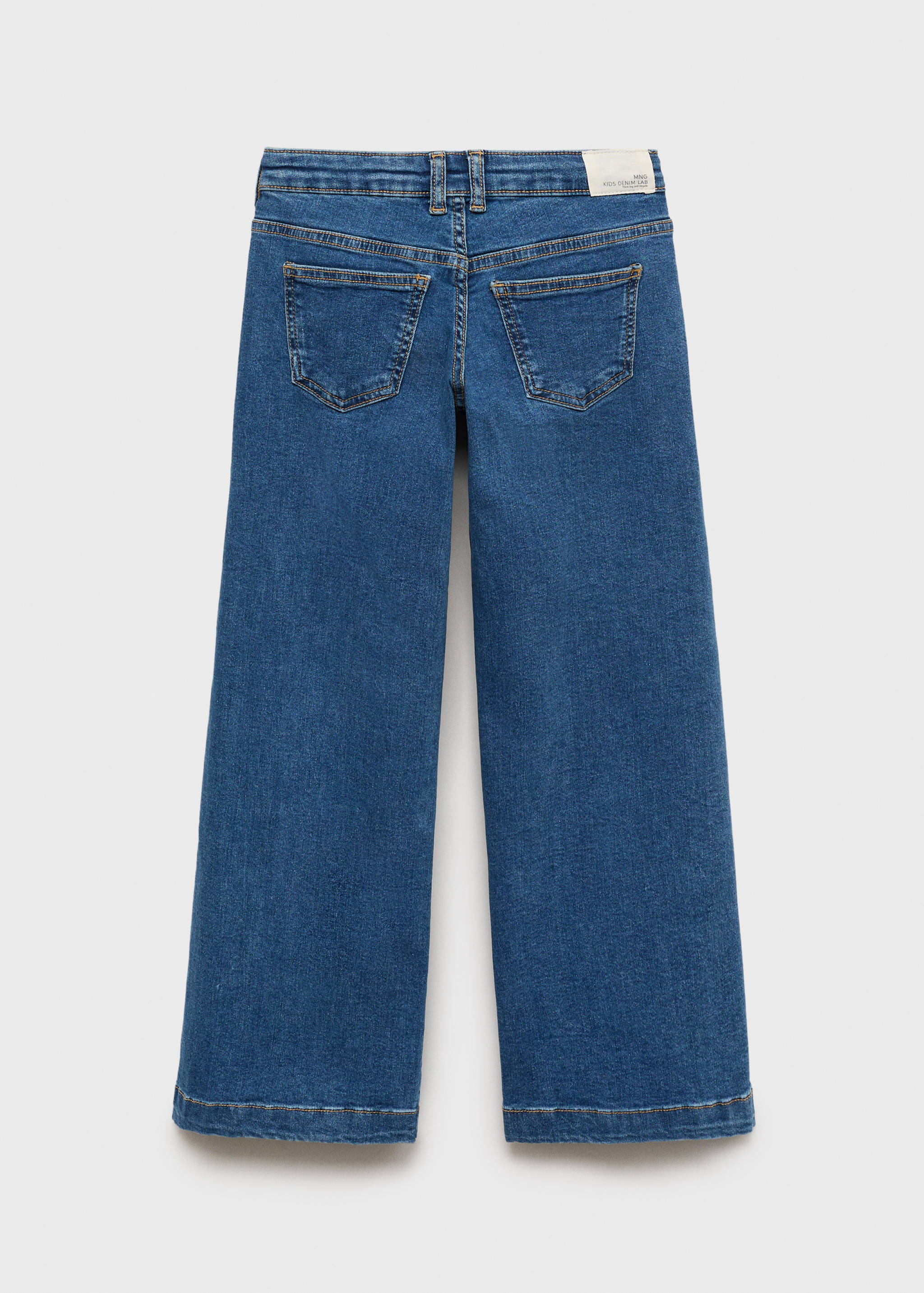 Low-waist studded jeans - Reverse of the article