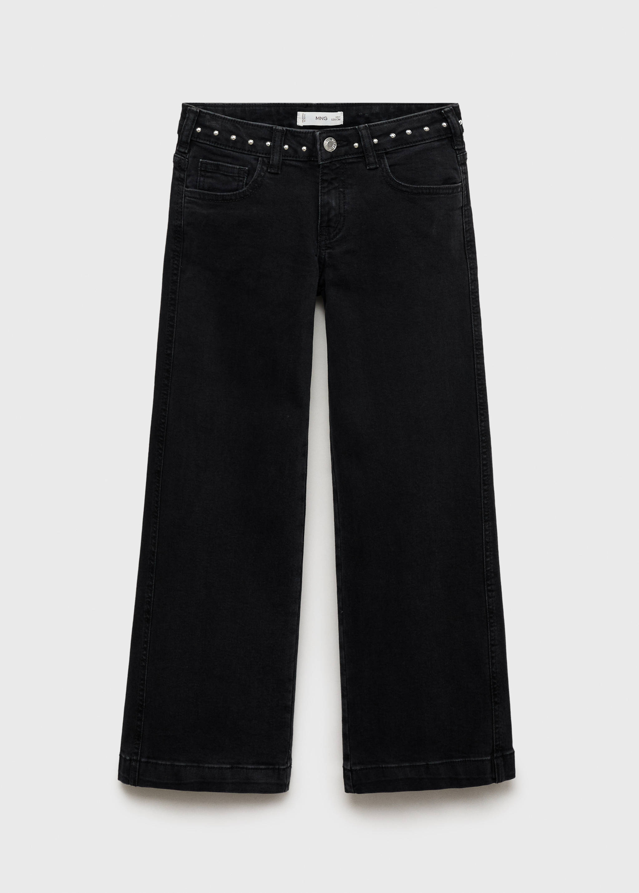Low-waist studded jeans - Article without model