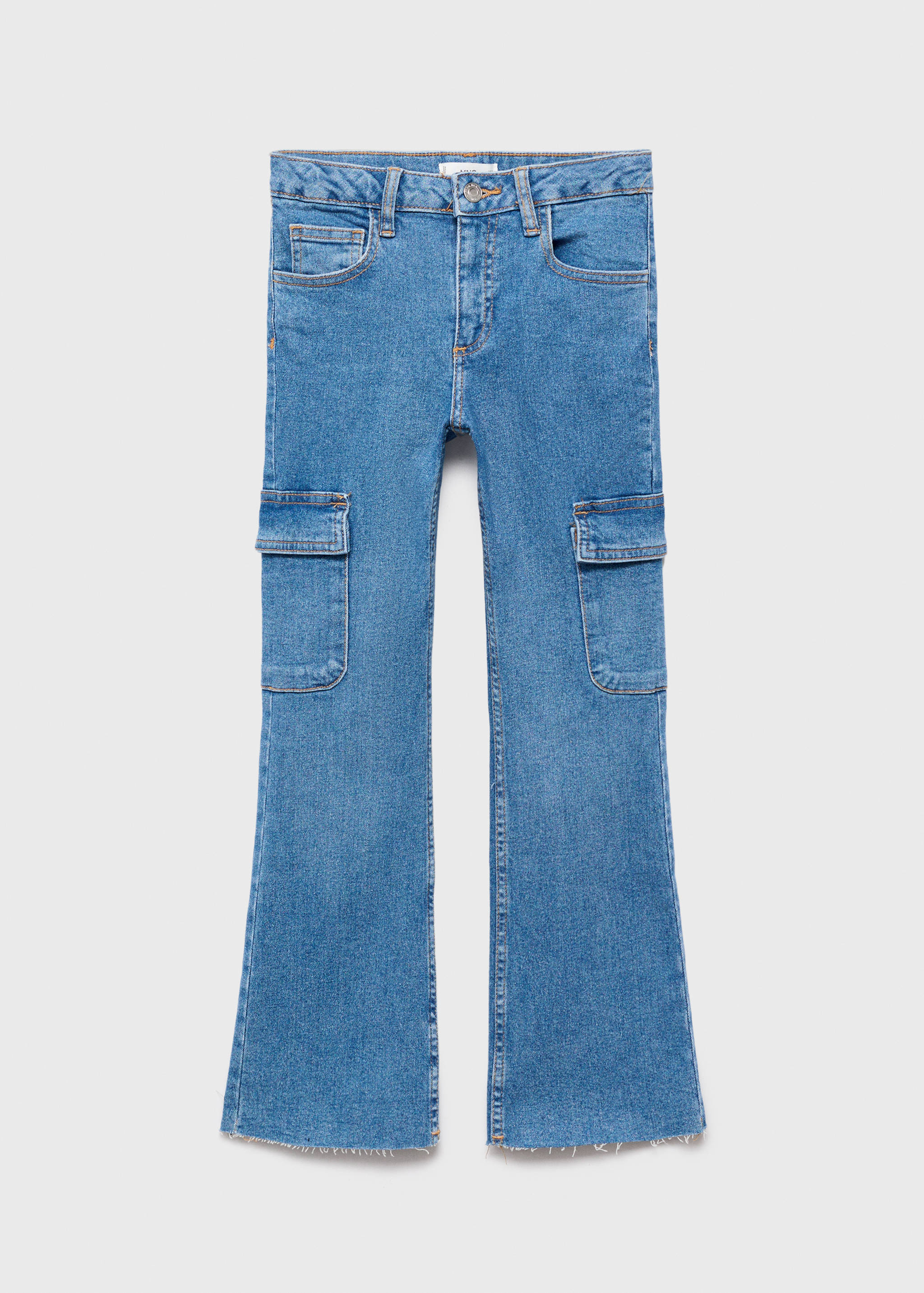 Джинсы flare карго - Изделие без модели