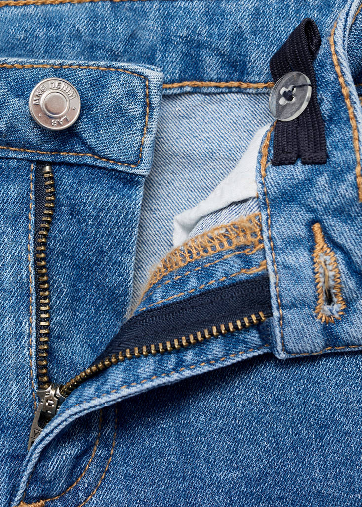 Flared cargo jeans — Medium Blue