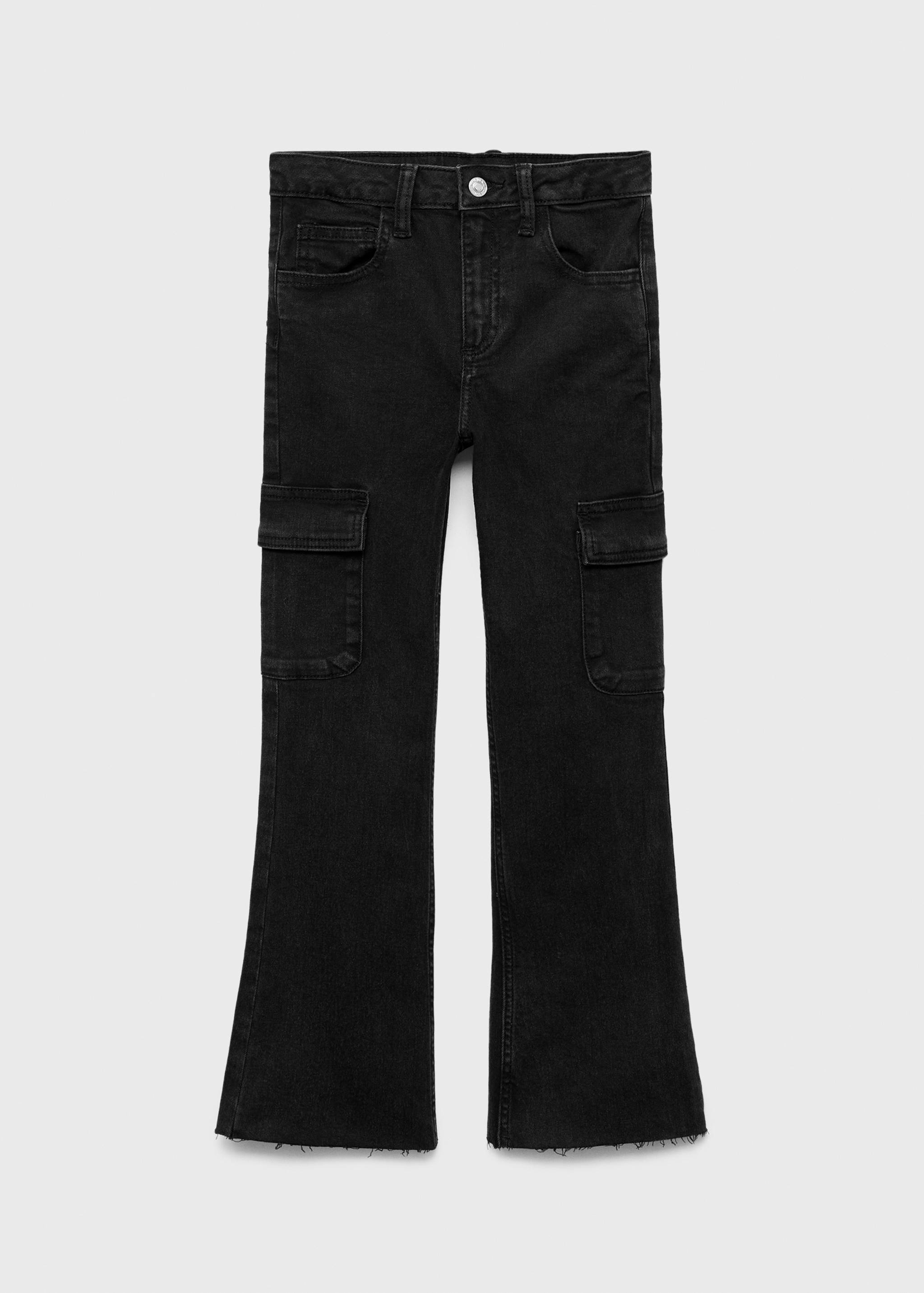Джинсы flare карго - Изделие без модели