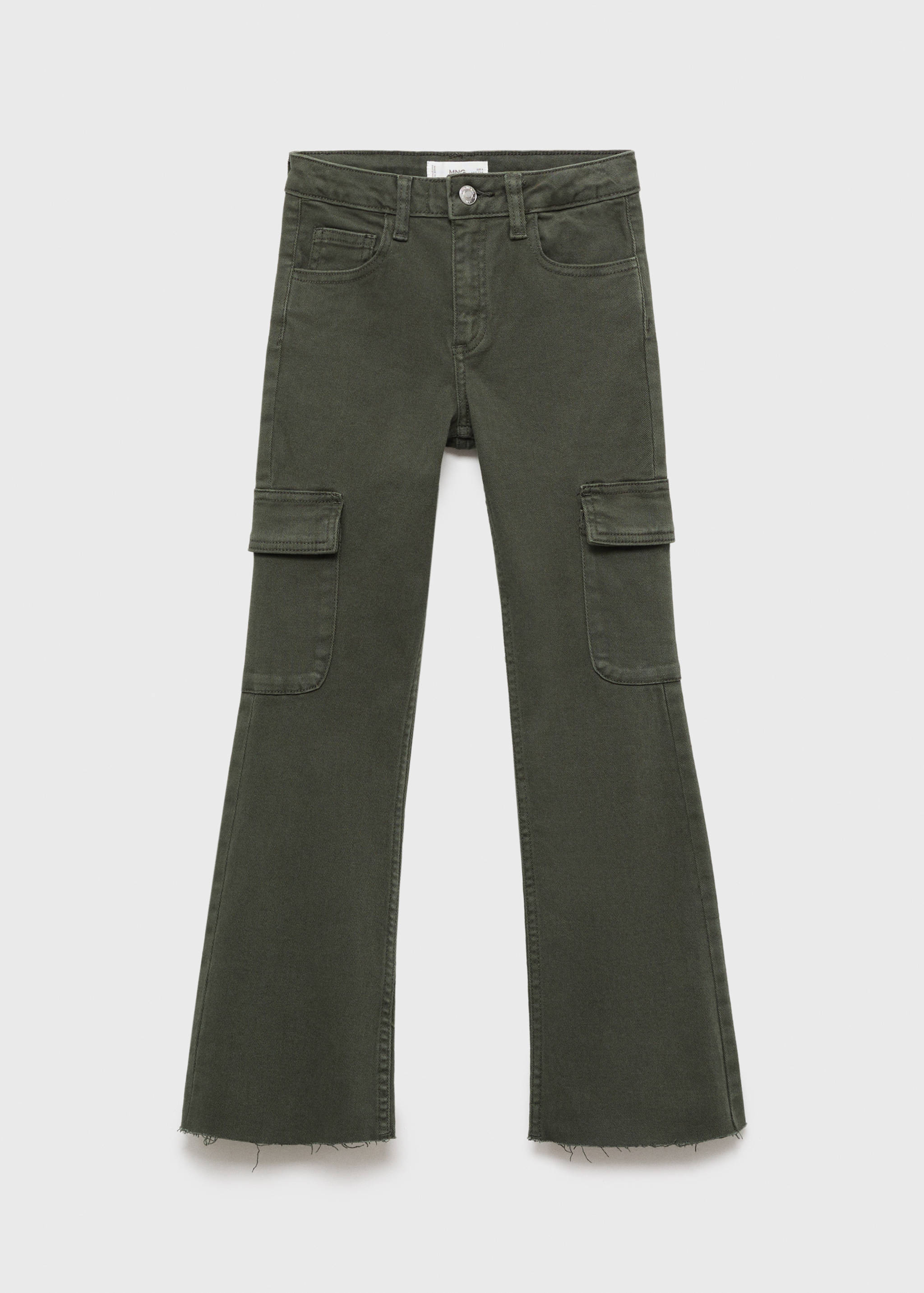 Джинсы flare карго - Изделие без модели