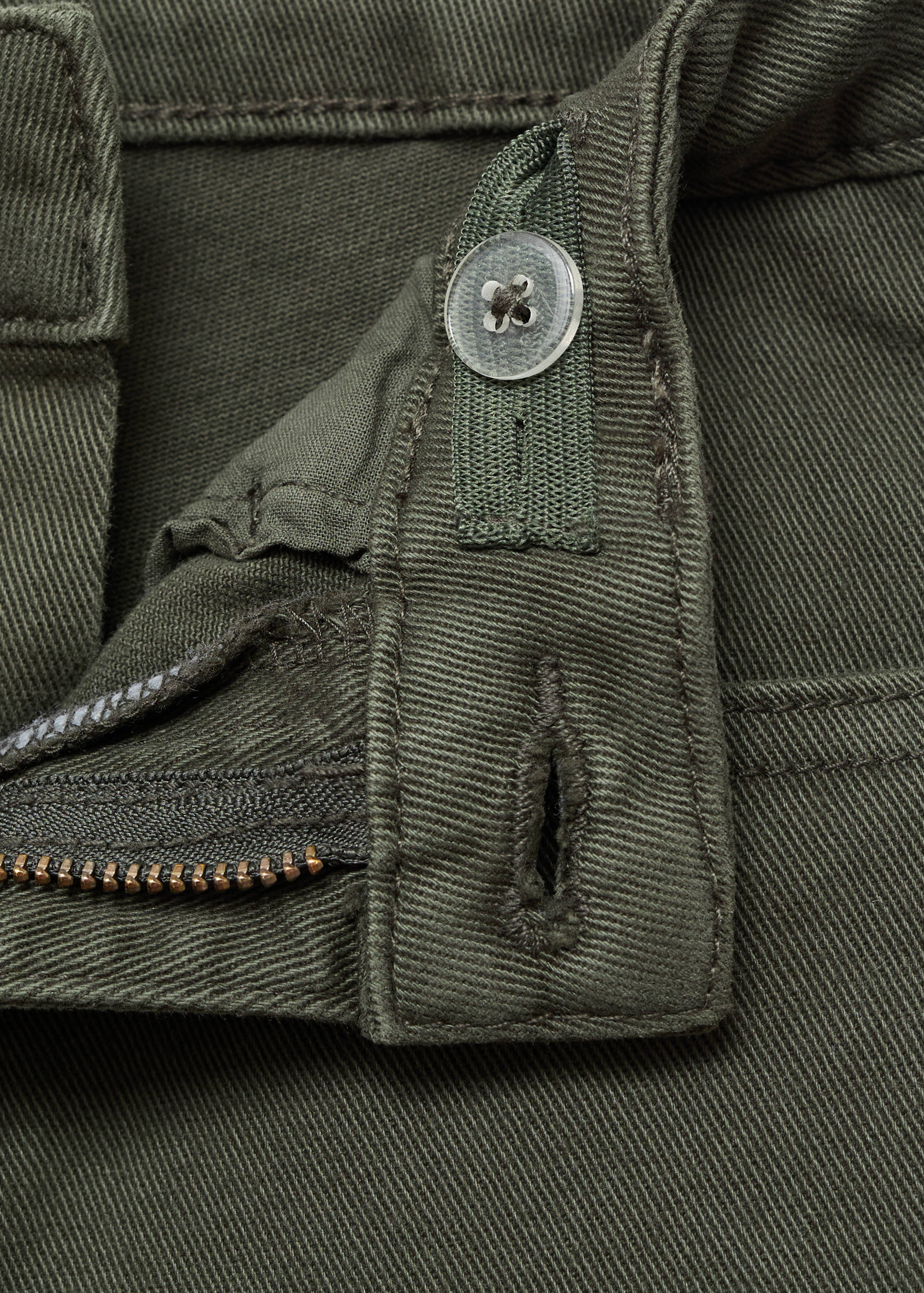 Джинсы flare карго - Деталь изделия 8