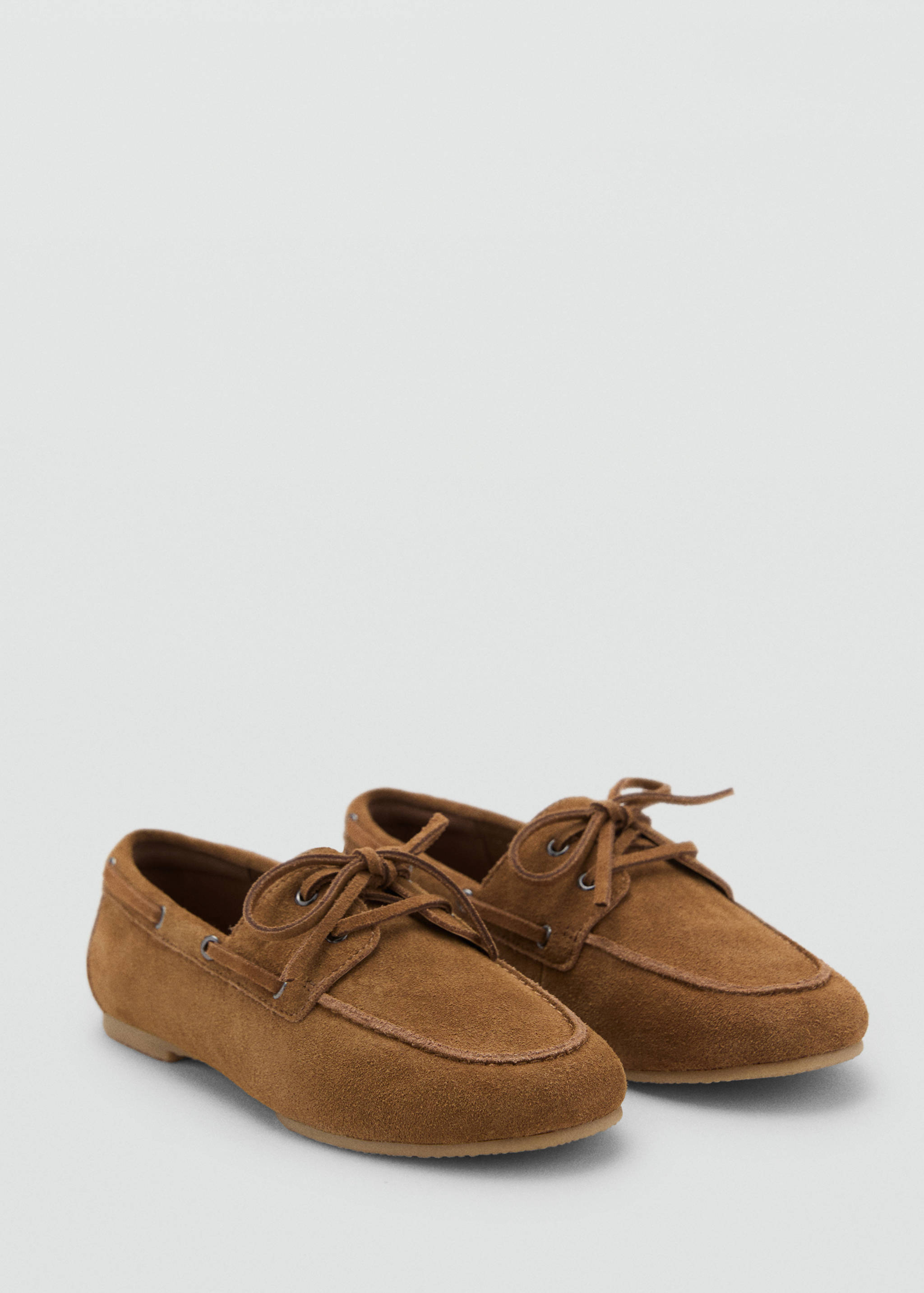 Suede nautical shoes - Medium plane