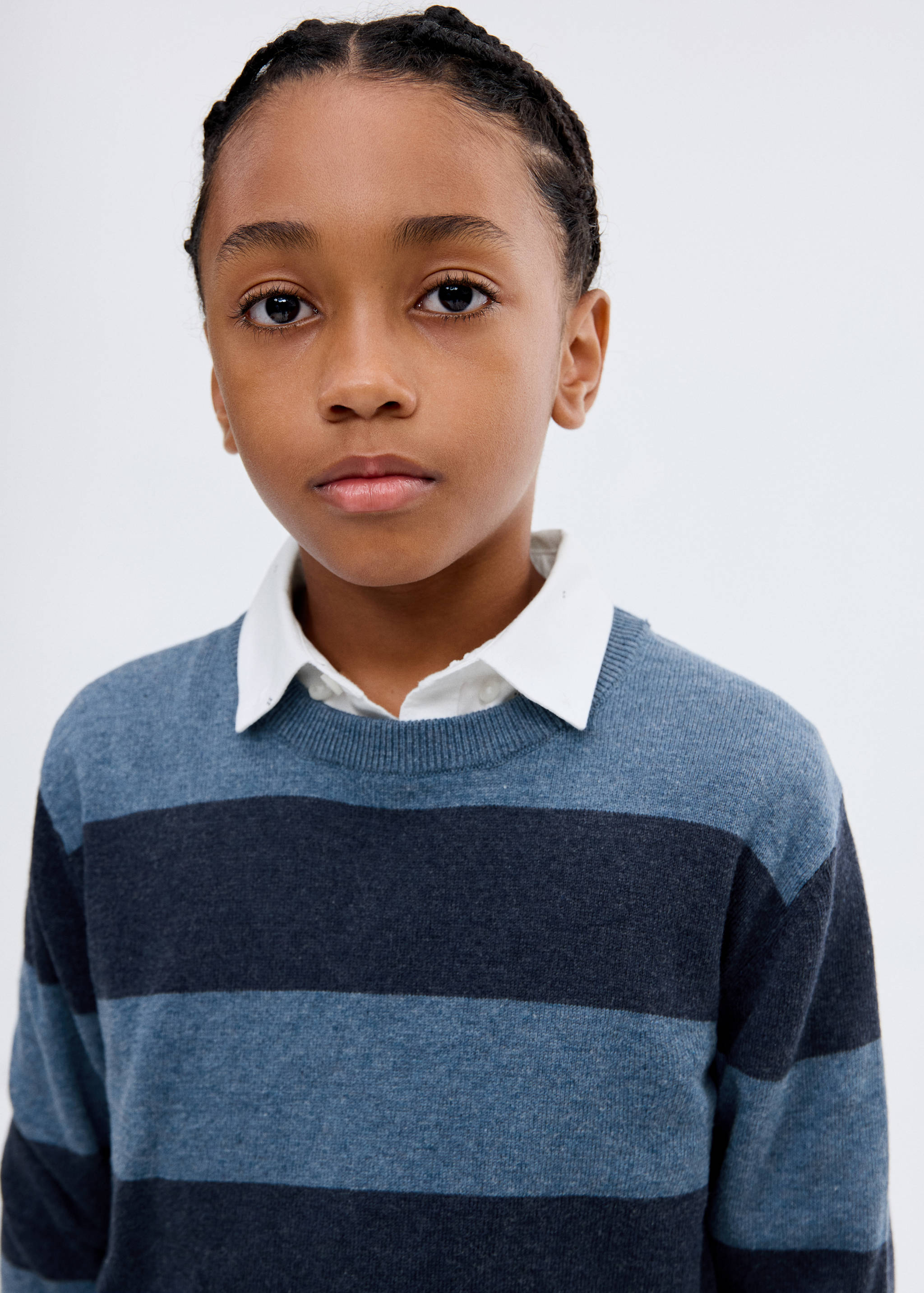 Knit striped sweater - Medium plane