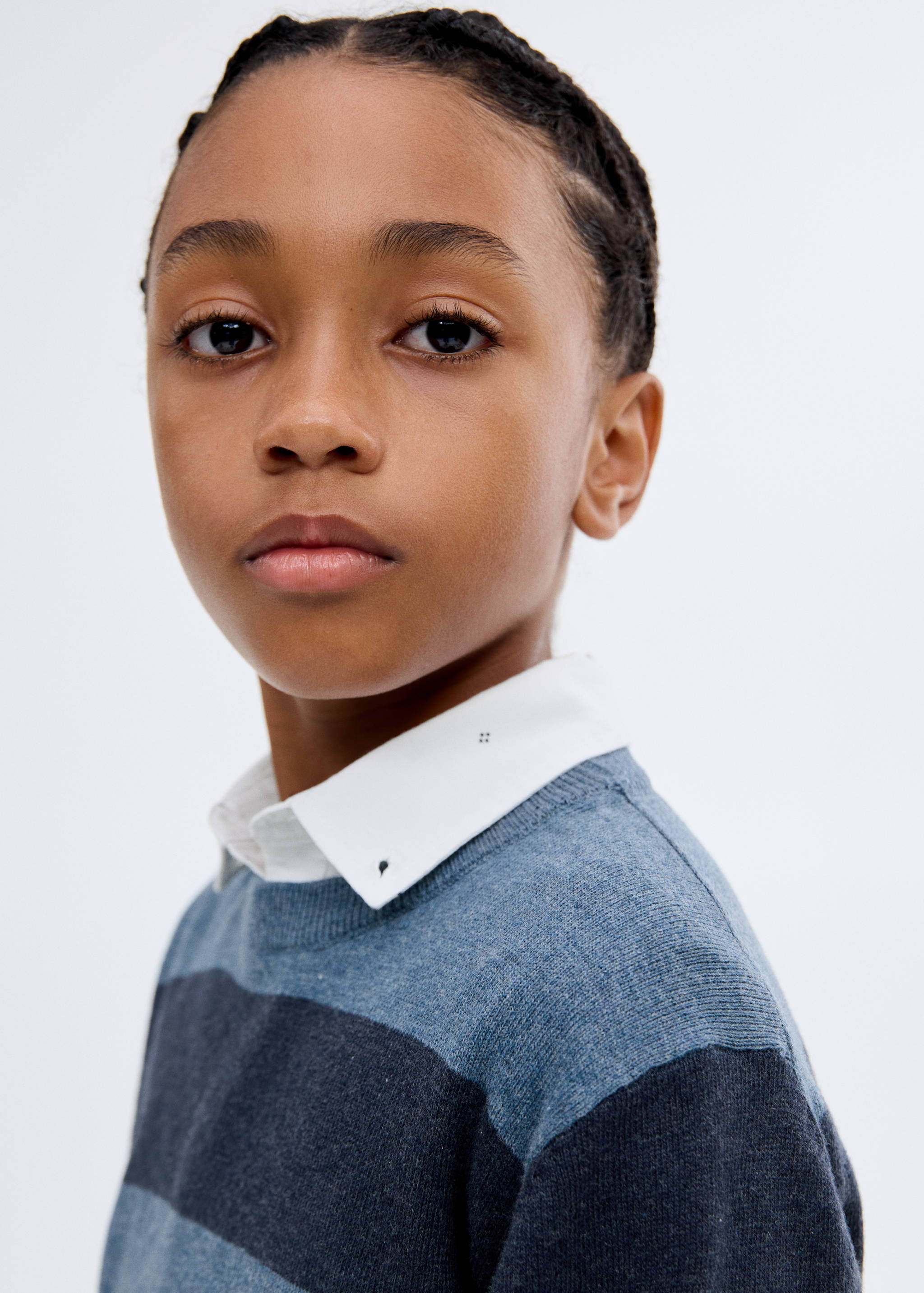 Knit striped sweater - Details of the article 1